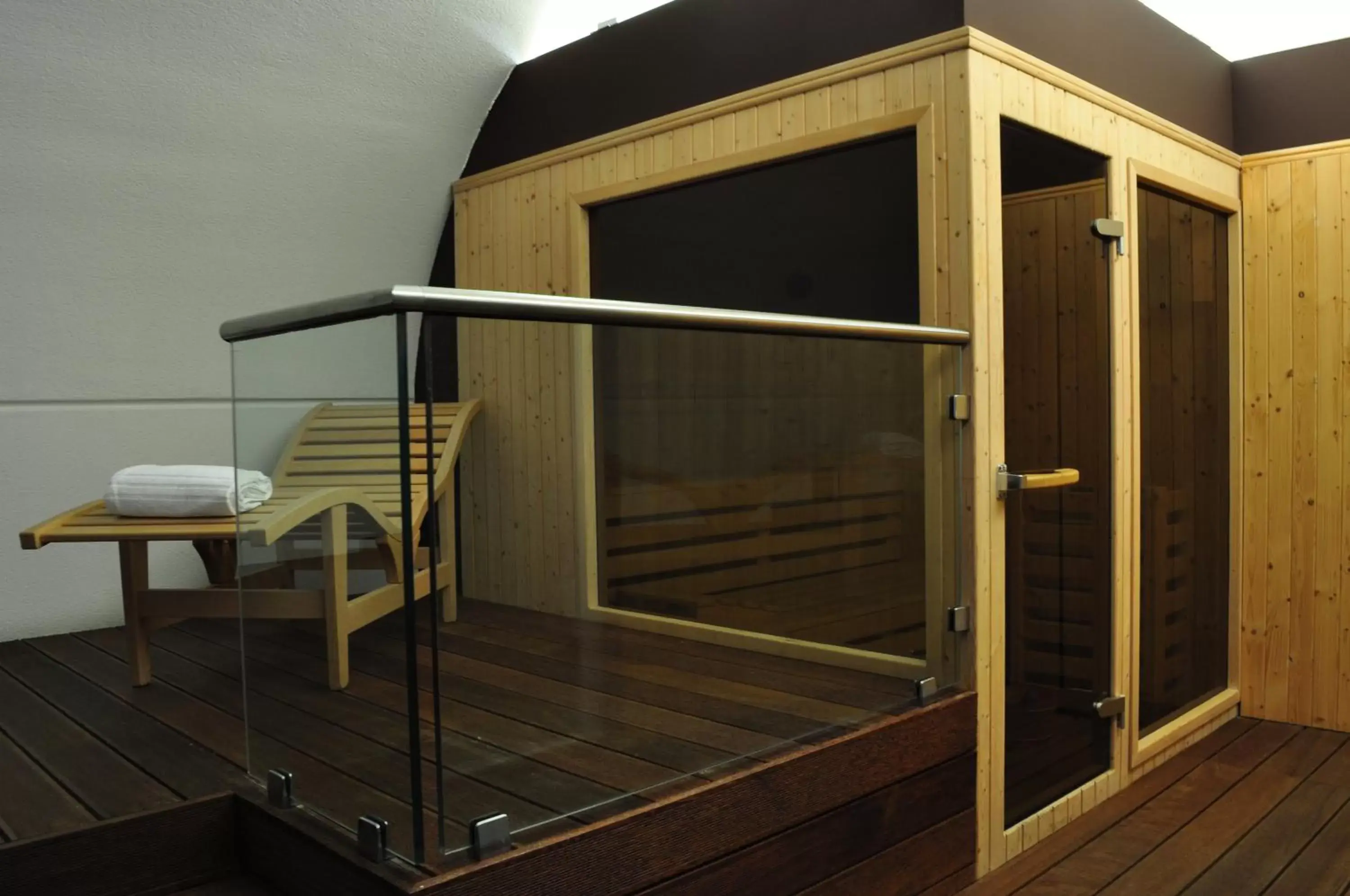 Sauna in Grand Hotel Piazza Borsa