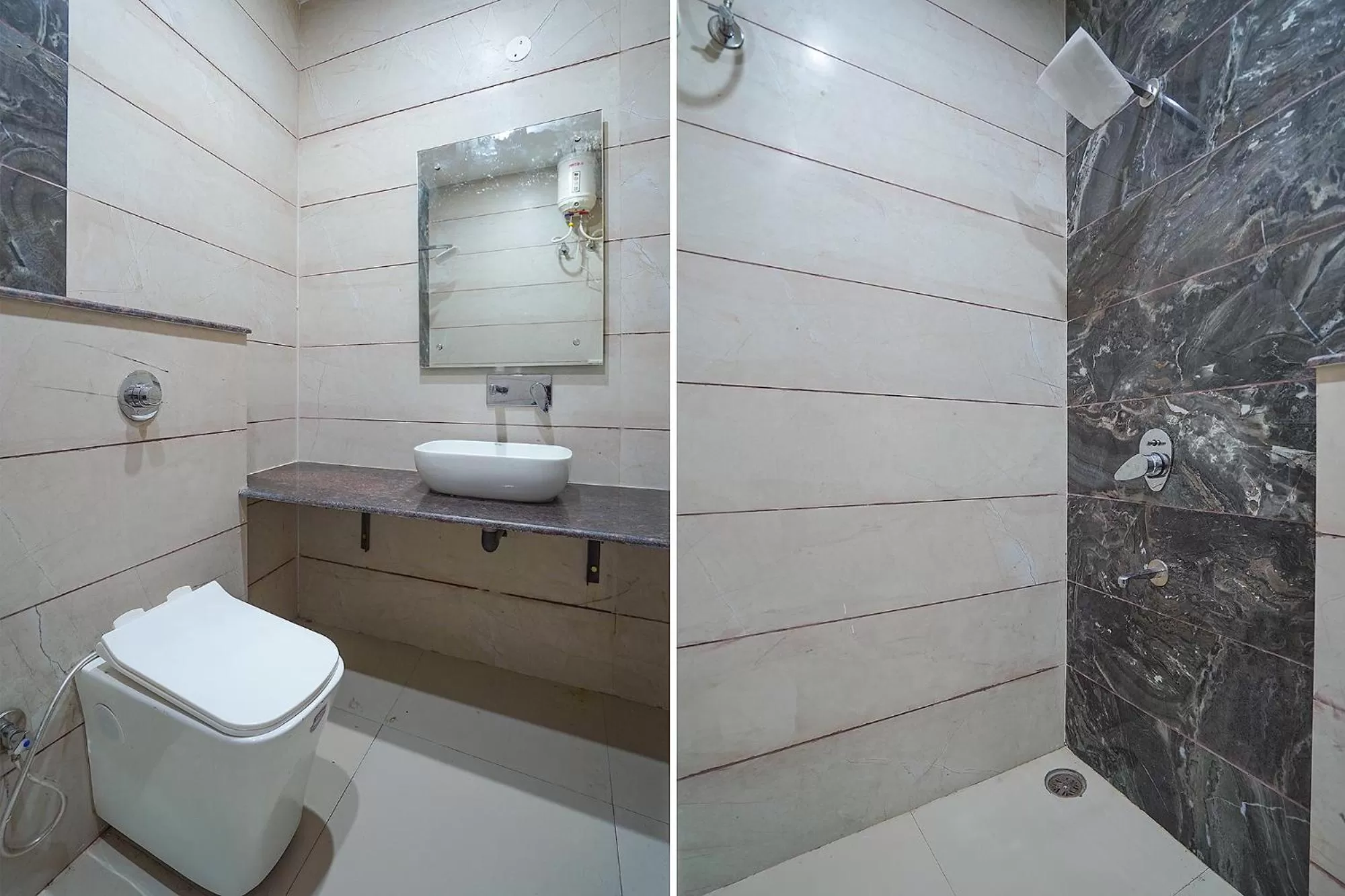 Bathroom in FabHotel HC Mohali Inn