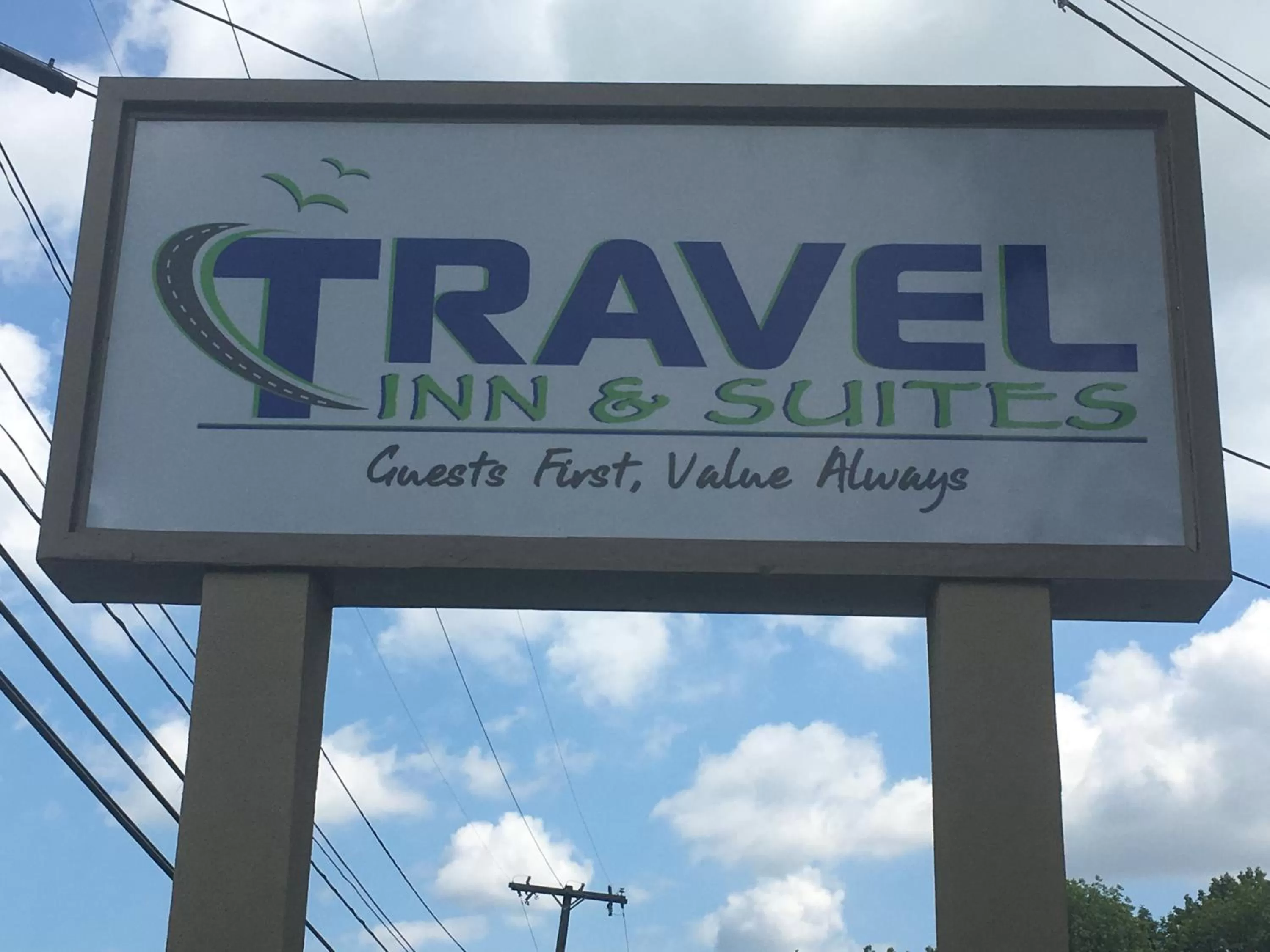 Property logo or sign in Travel Inn & Suites Flemington