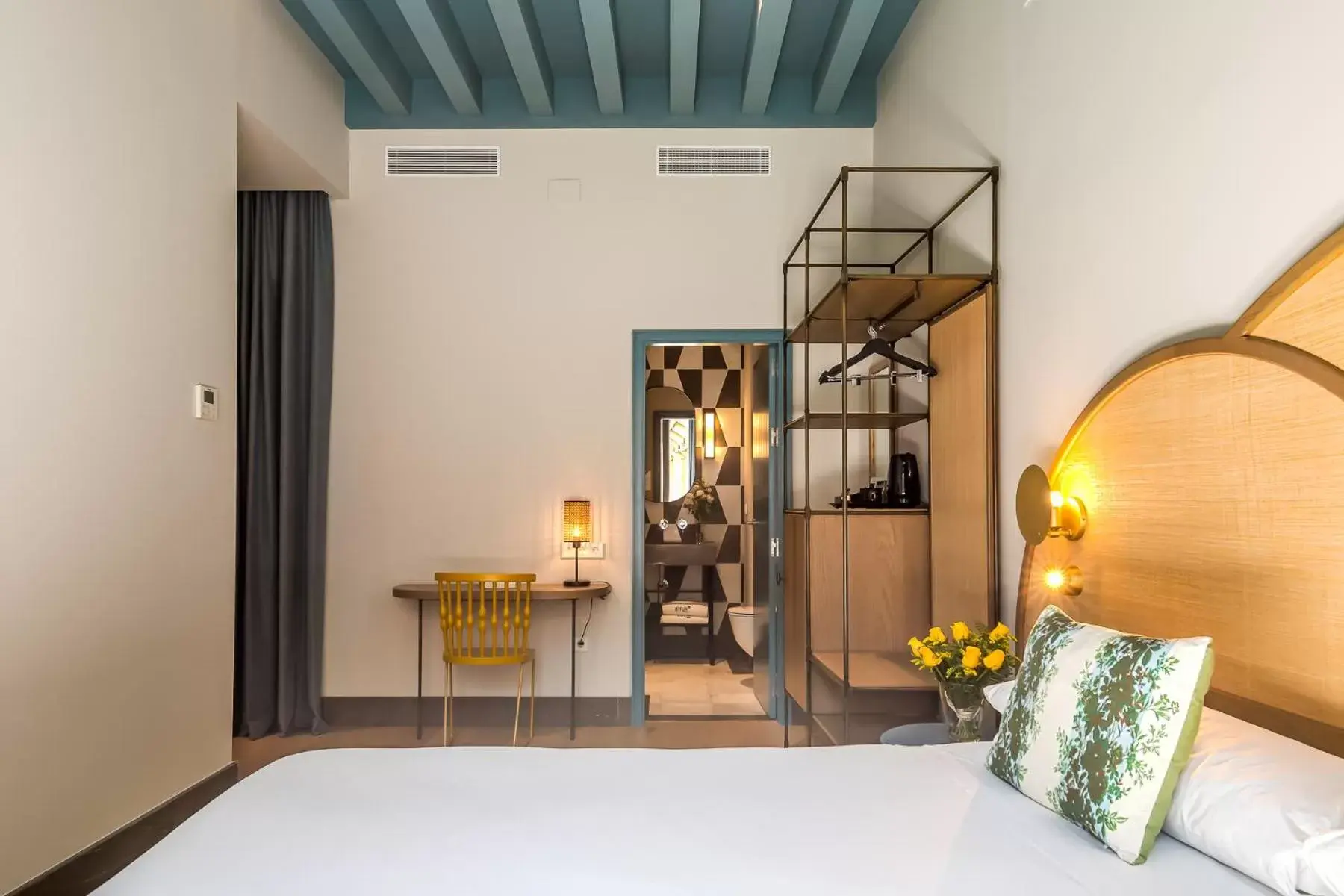 Decorative detail, Bed in Hotel Casa de Indias By Intur