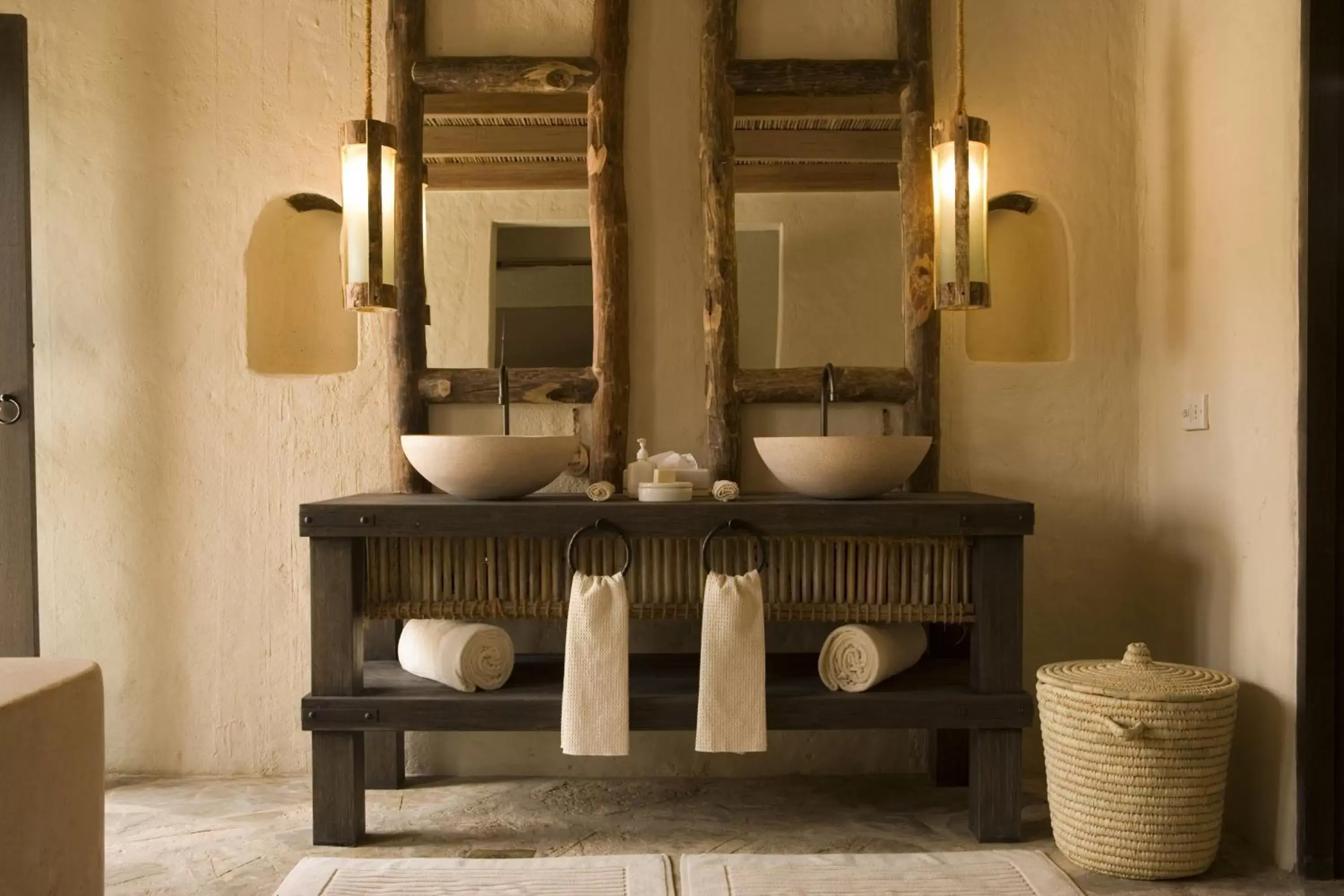 Bathroom in Six Senses Zighy Bay