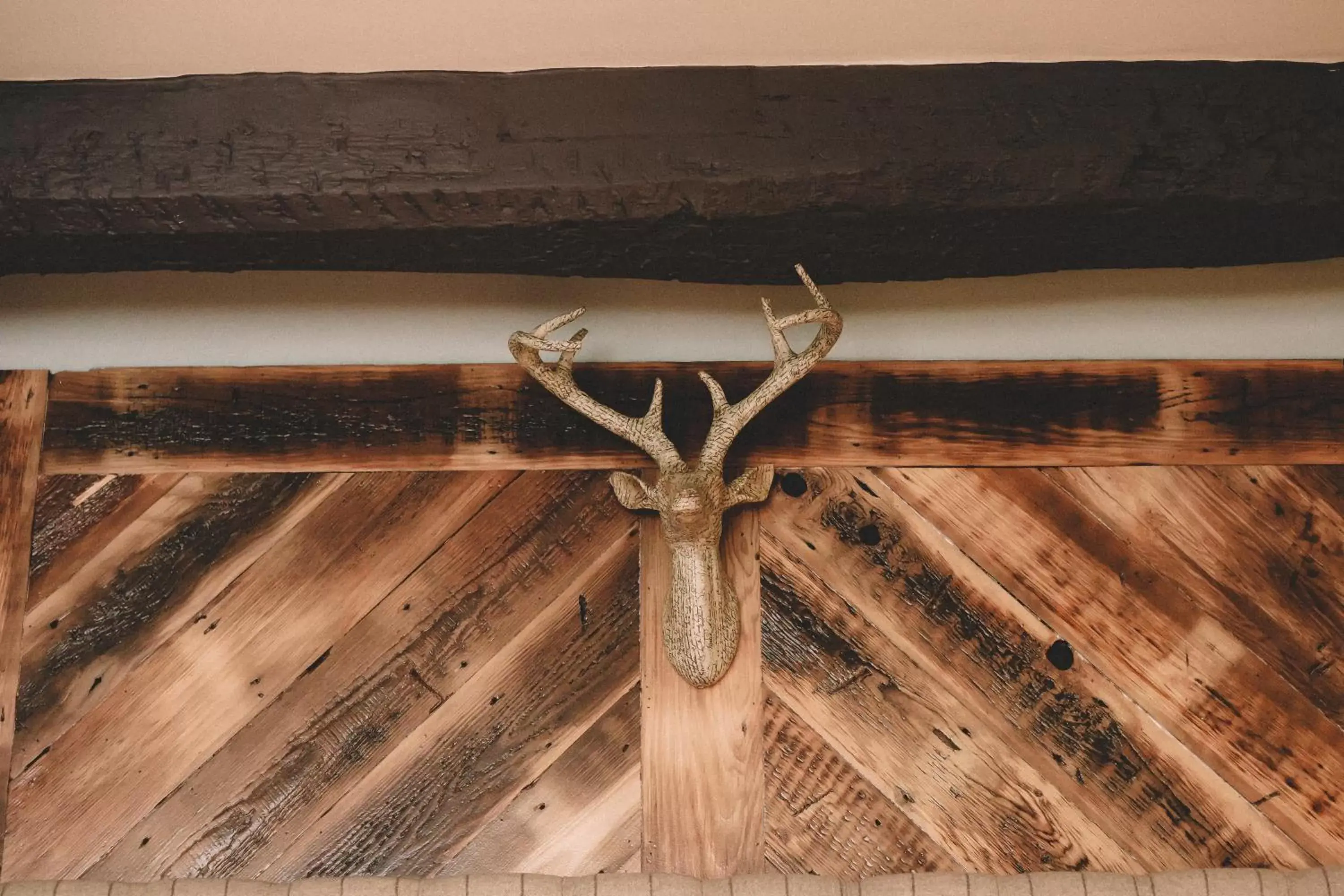 Decorative detail in The Stag at Stow