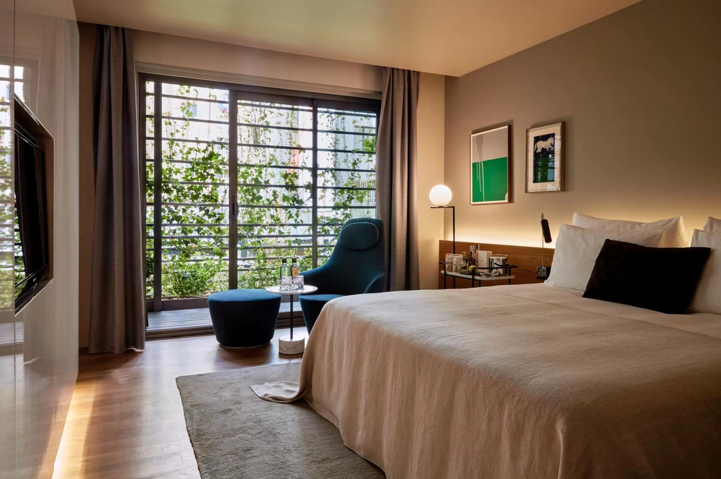 Bed in Sir Victor Hotel, part of Sircle Collection