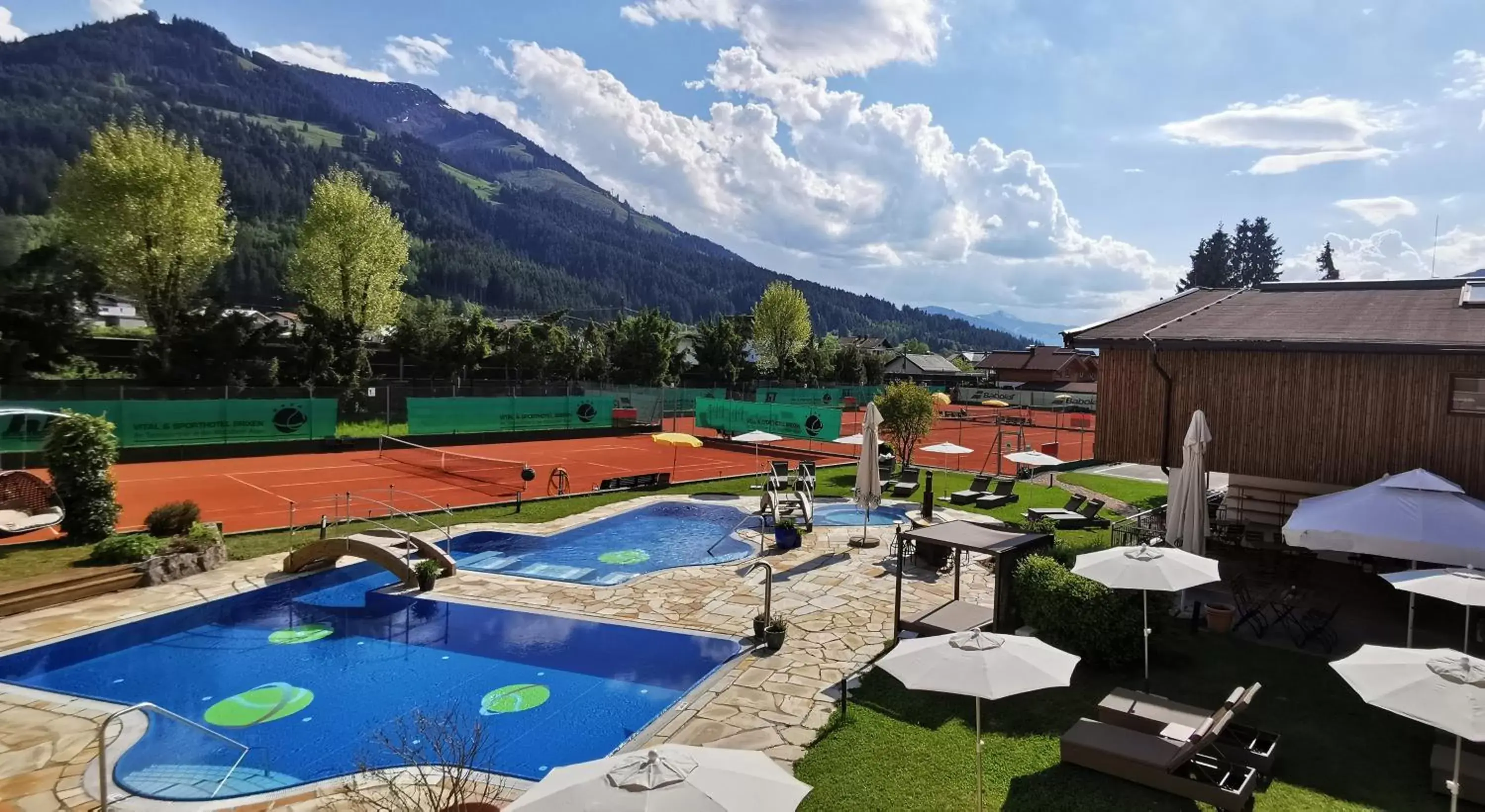 Garden, Pool View in Vital & Sporthotel Brixen