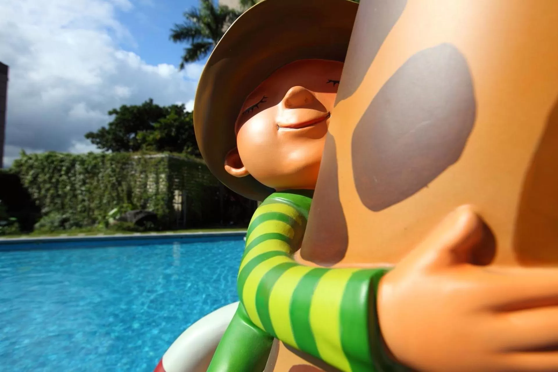 Swimming pool in Chateau de Chine Hotel Hualien