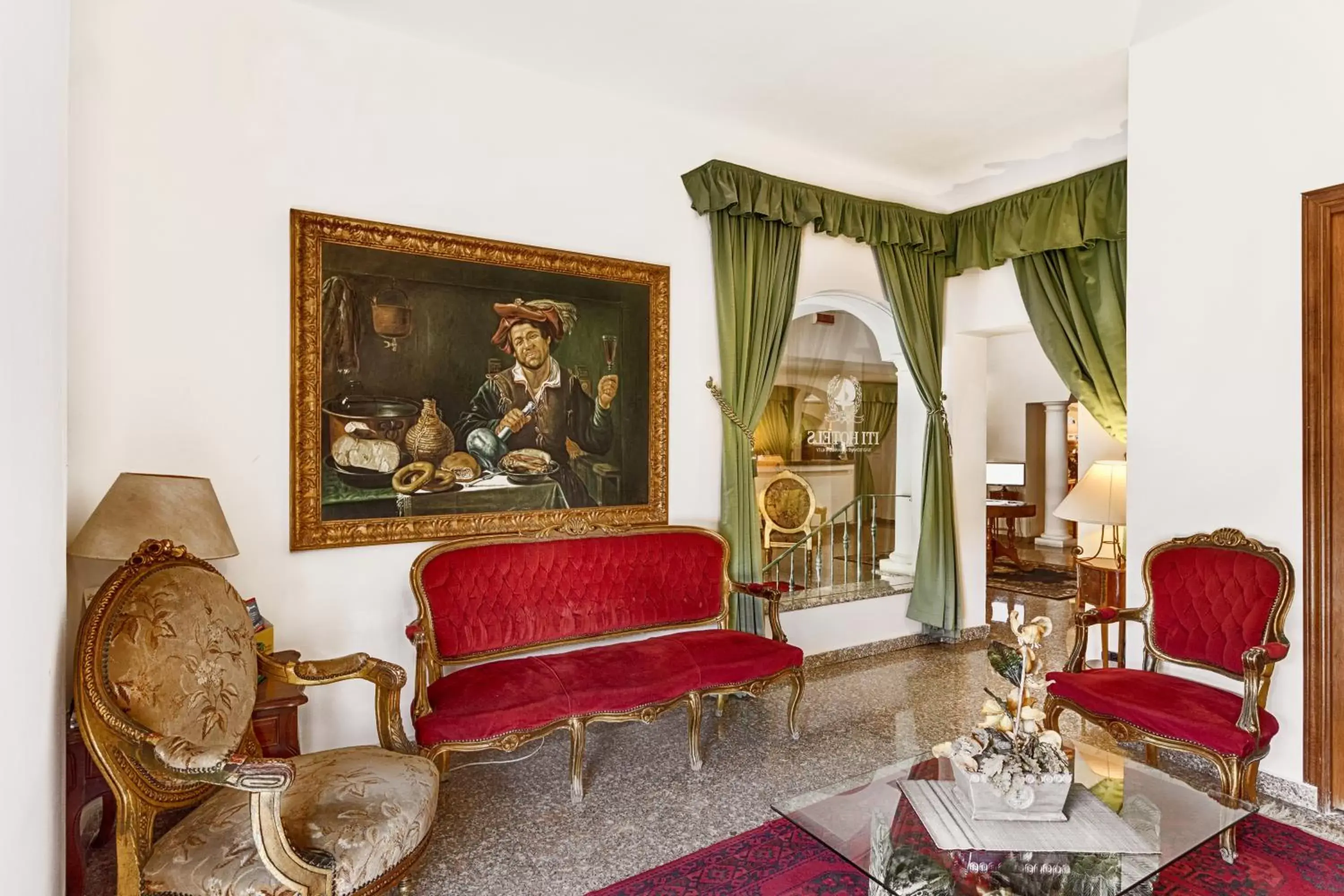 Lobby or reception, Seating Area in Colonna Palace Hotel Mediterraneo