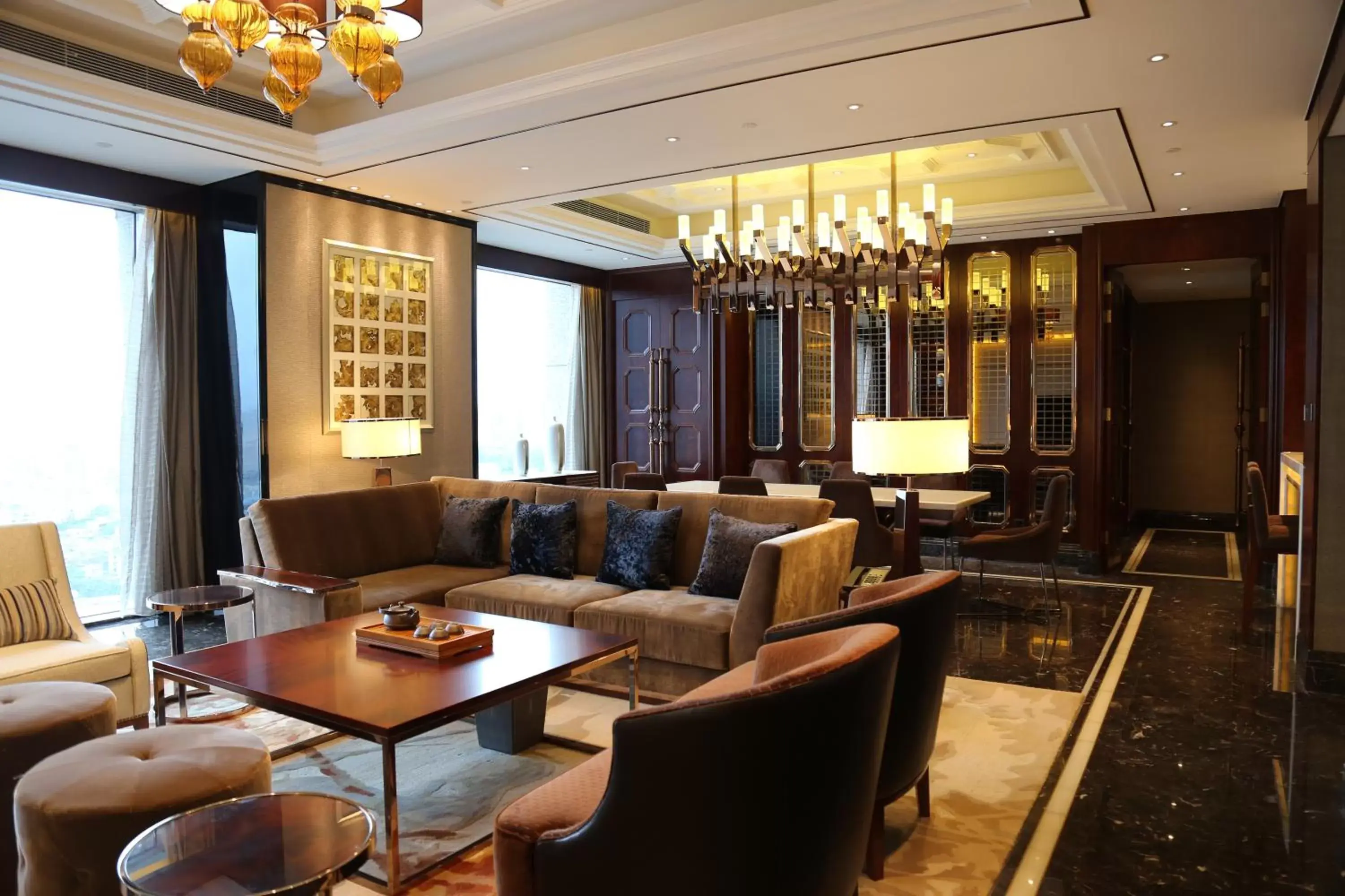 Living room in Kempinski Hotel Fuzhou