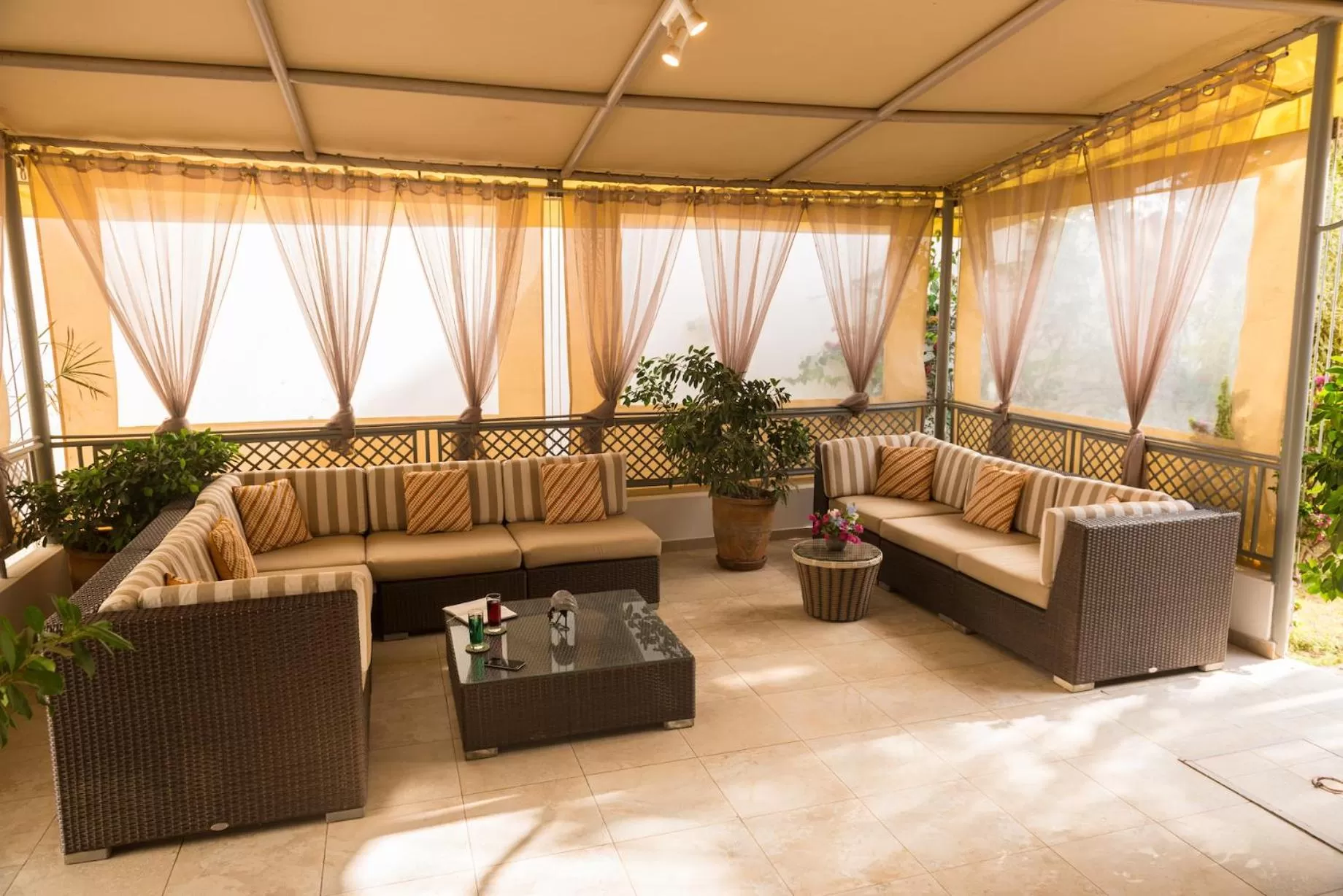 Seating area in La Résidence