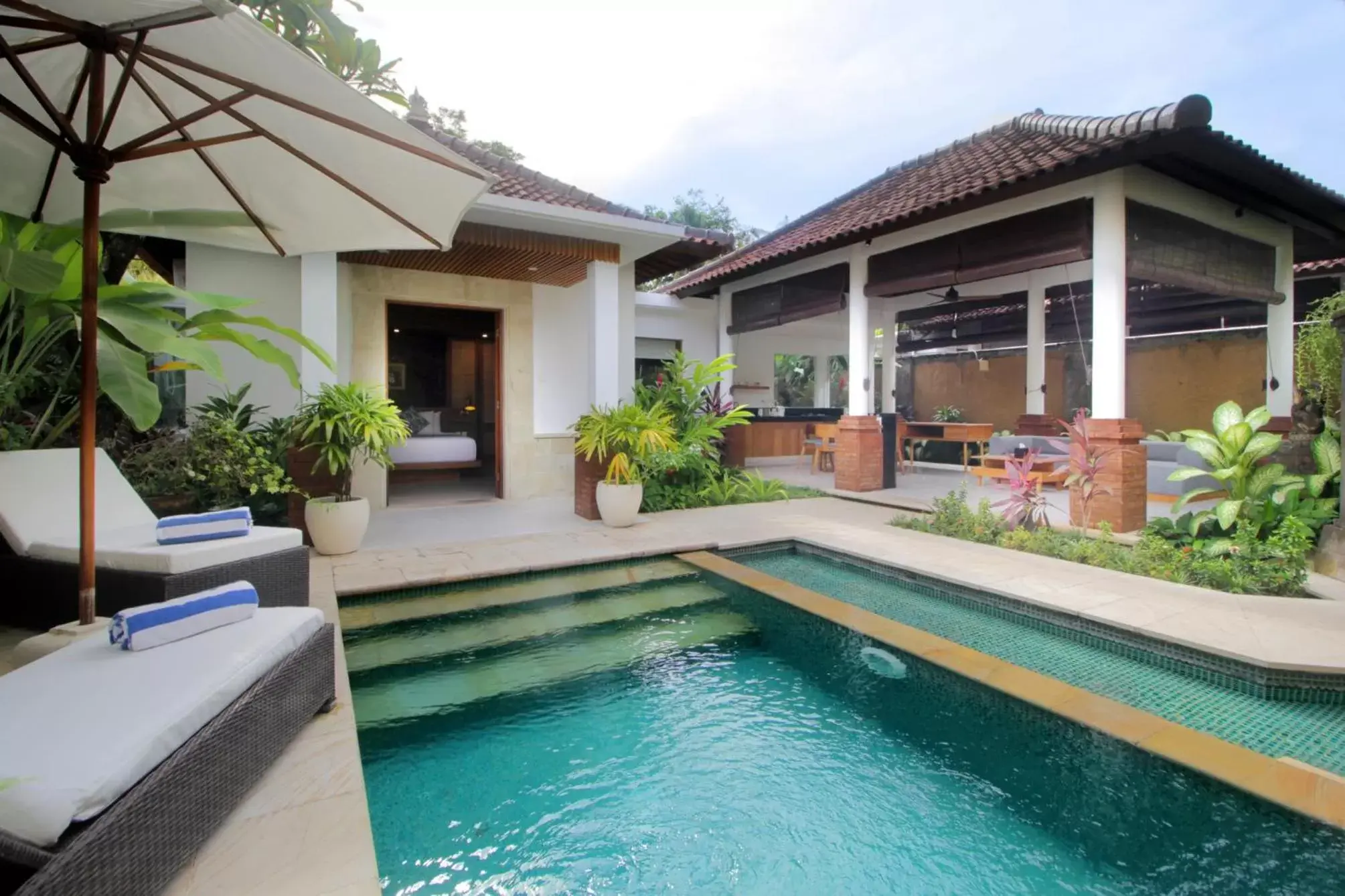 Property building, Swimming Pool in Sagara Villas and Suites Sanur