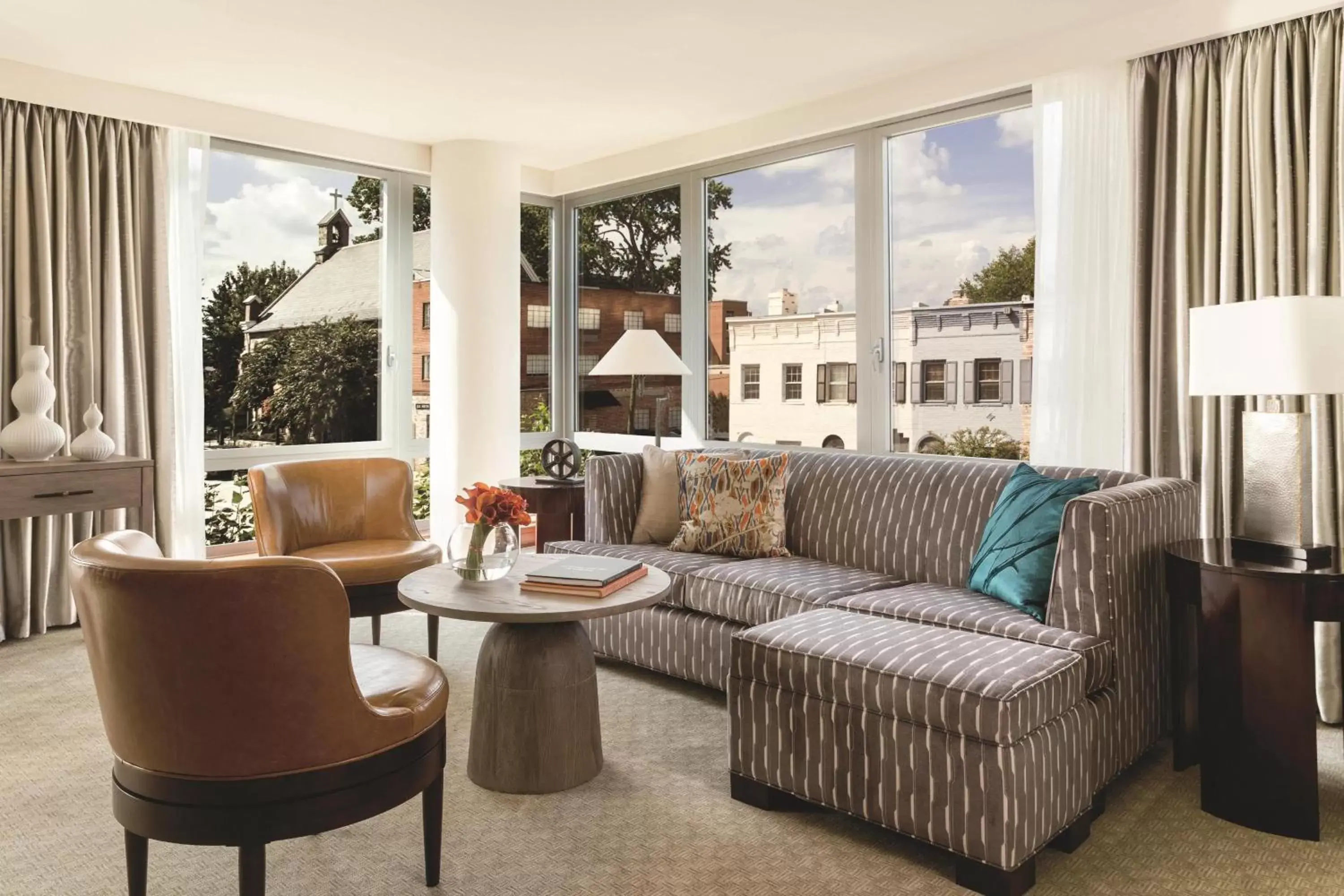 Living room in The Ritz-Carlton Georgetown, Washington, D.C.