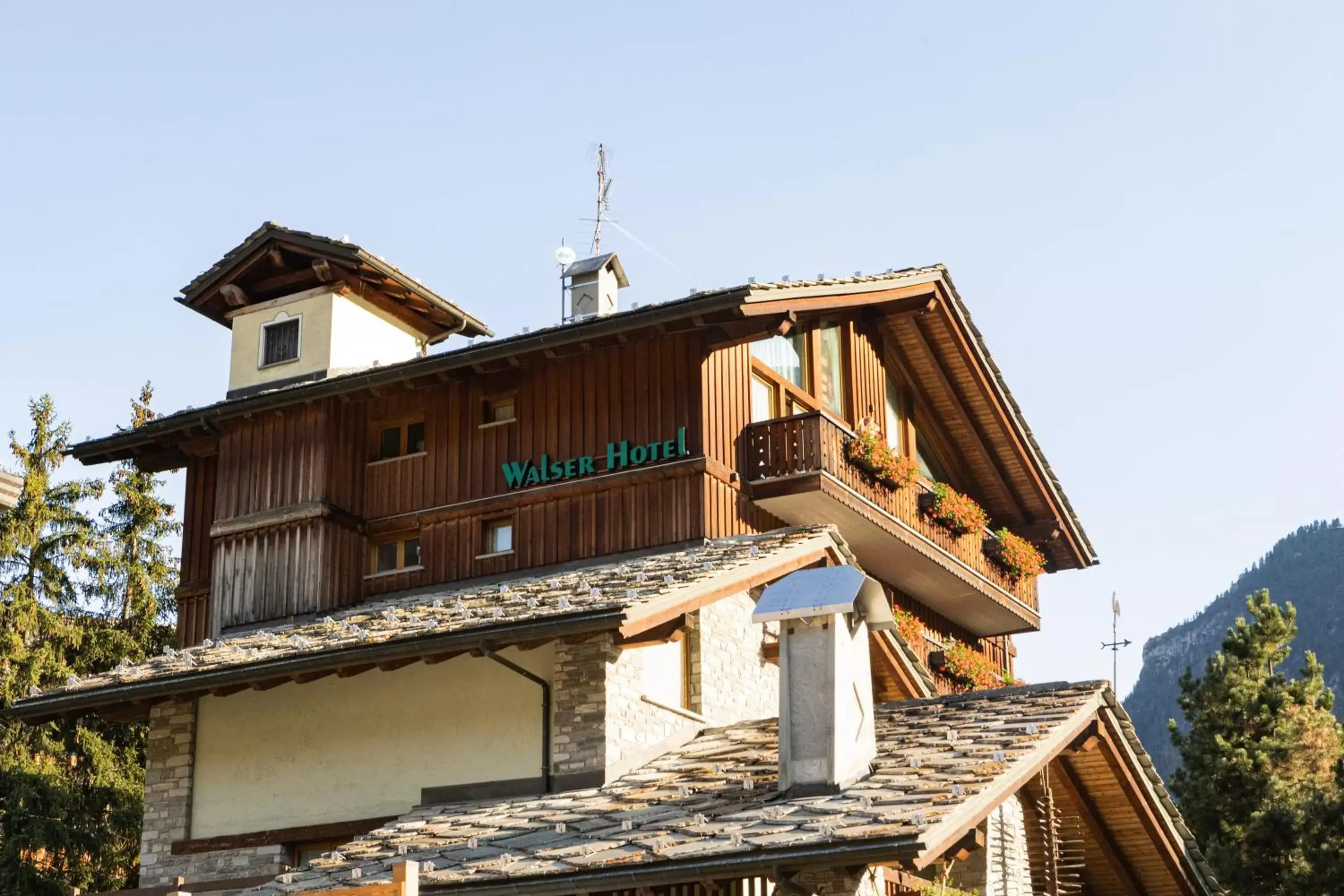 Property Building in Hotel Walser Courmayeur