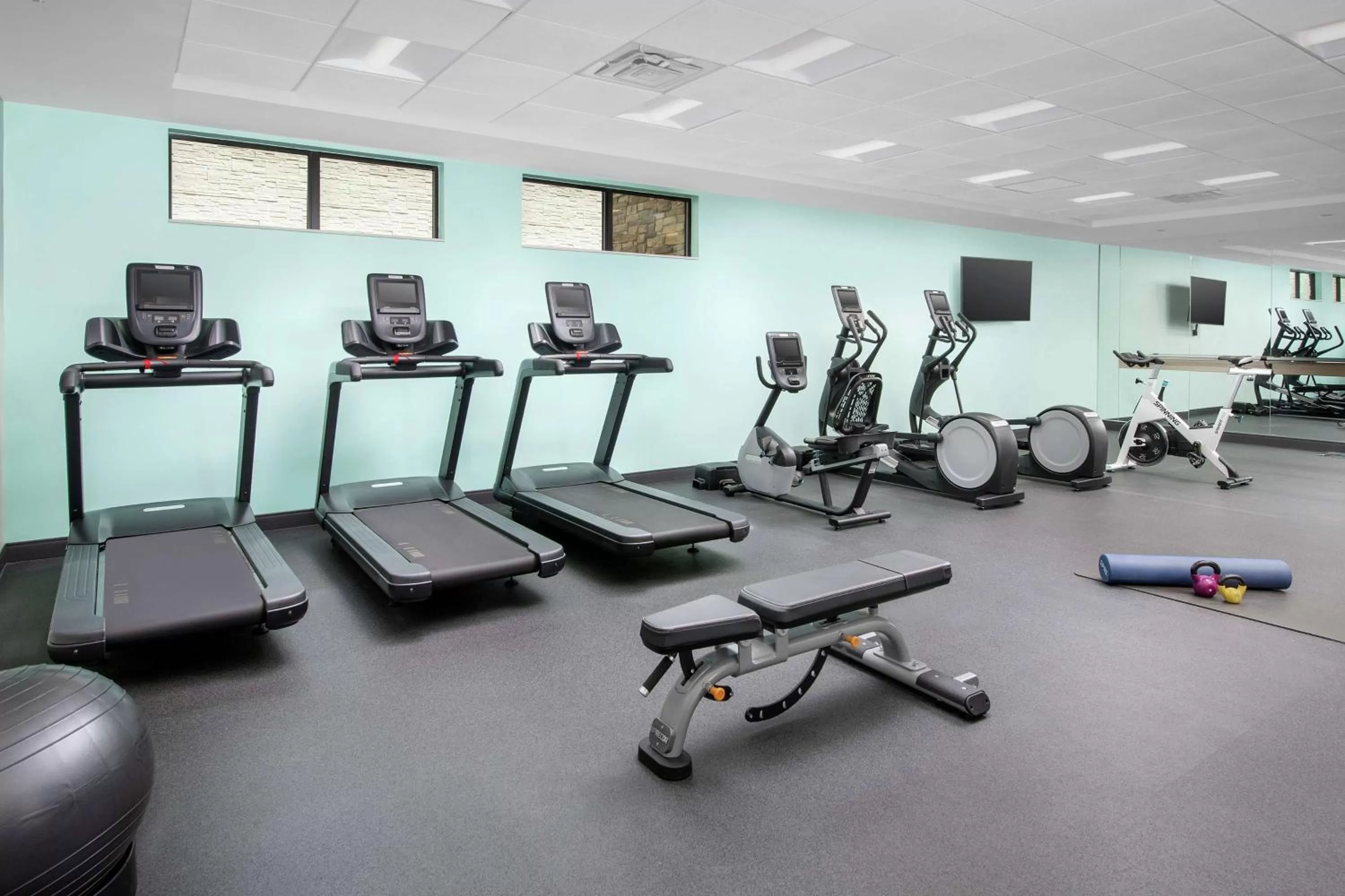 Fitness centre/facilities in Homewood Suites By Hilton Denver Airport Tower Road