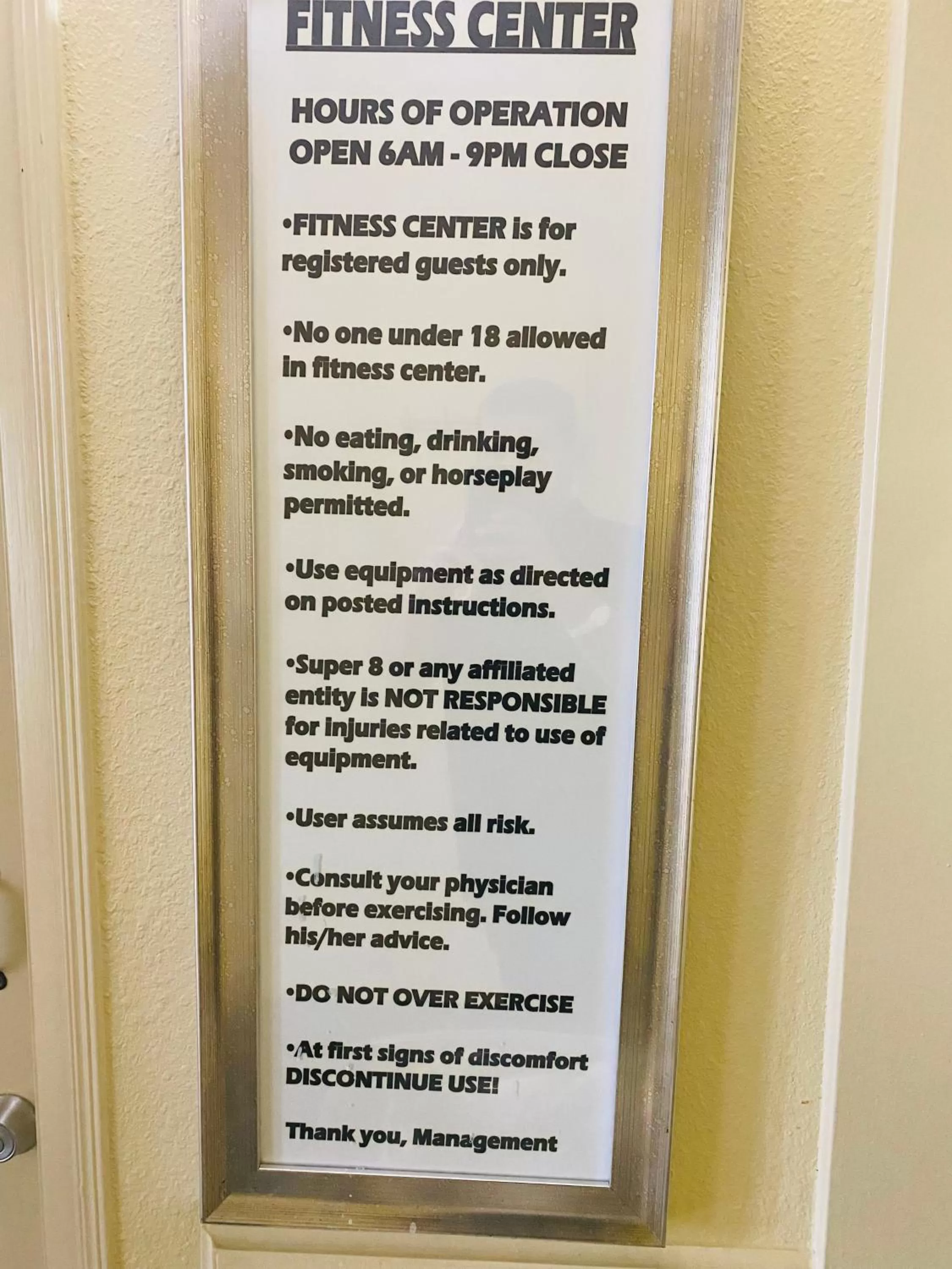 Fitness centre/facilities in Super 8 by Wyndham New Iberia