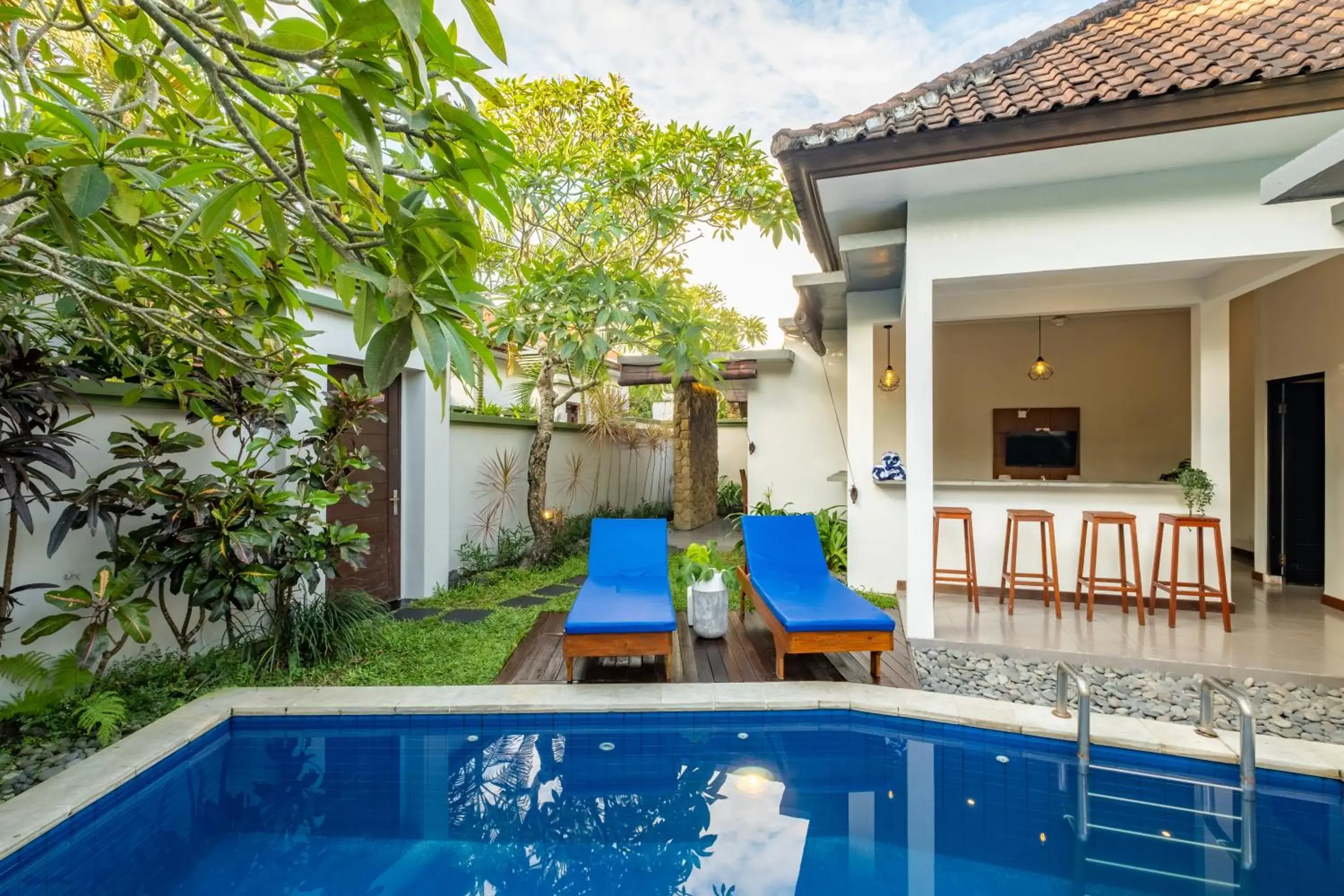 Swimming Pool in Villa Tukad Alit