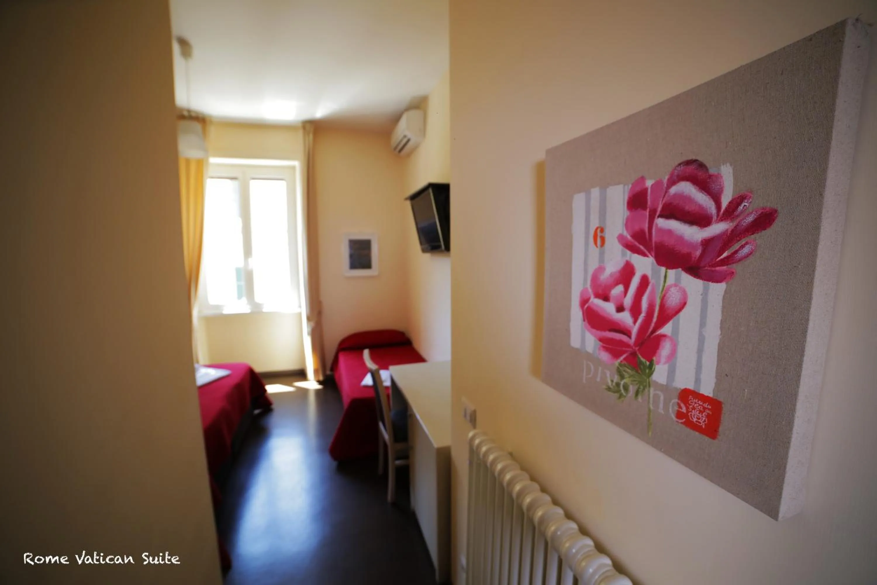 Bedroom in Rome Vatican Suite