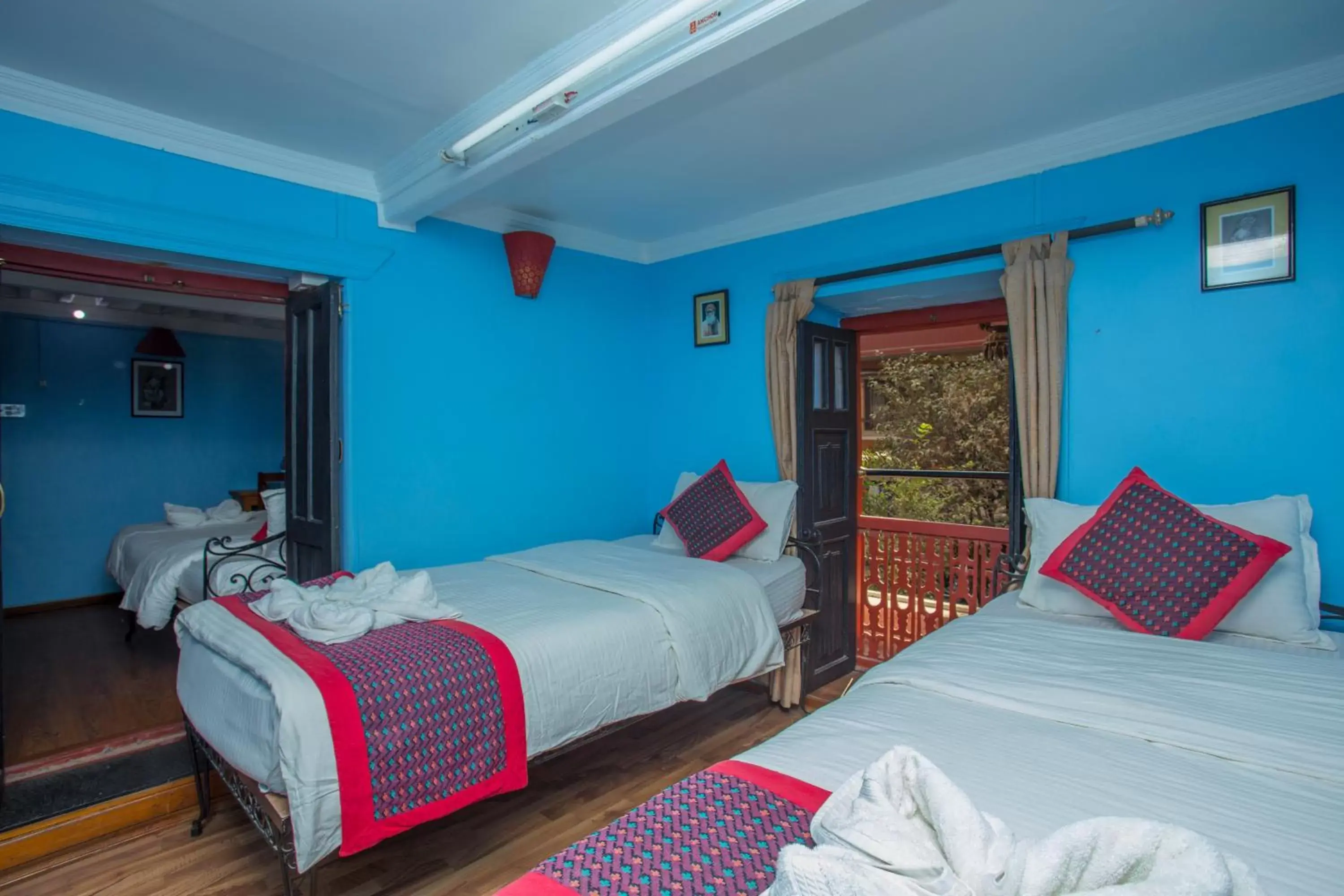 Bedroom, Bed in Kathmandu Boutique Hotel