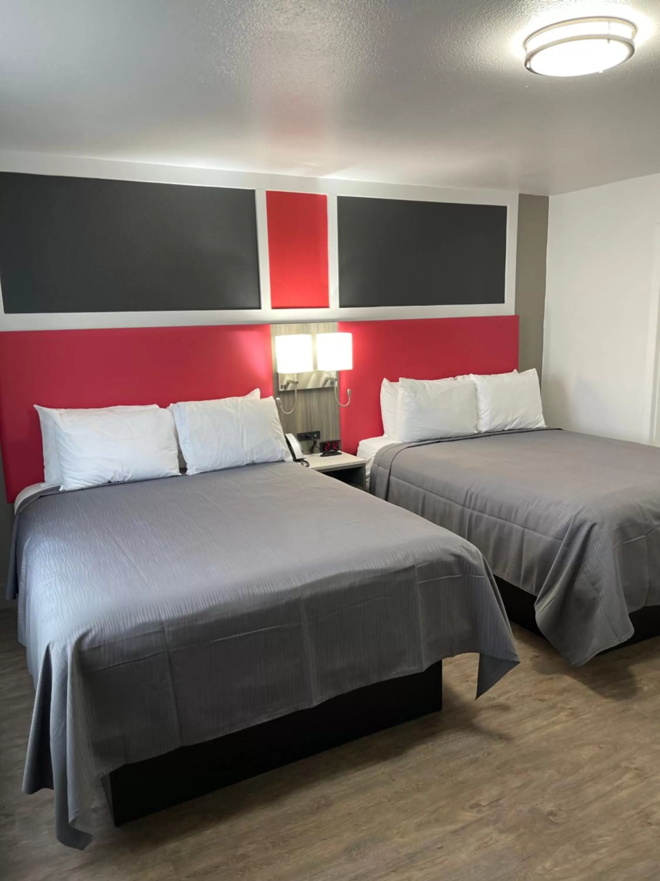 Bed in Money Saver Motel