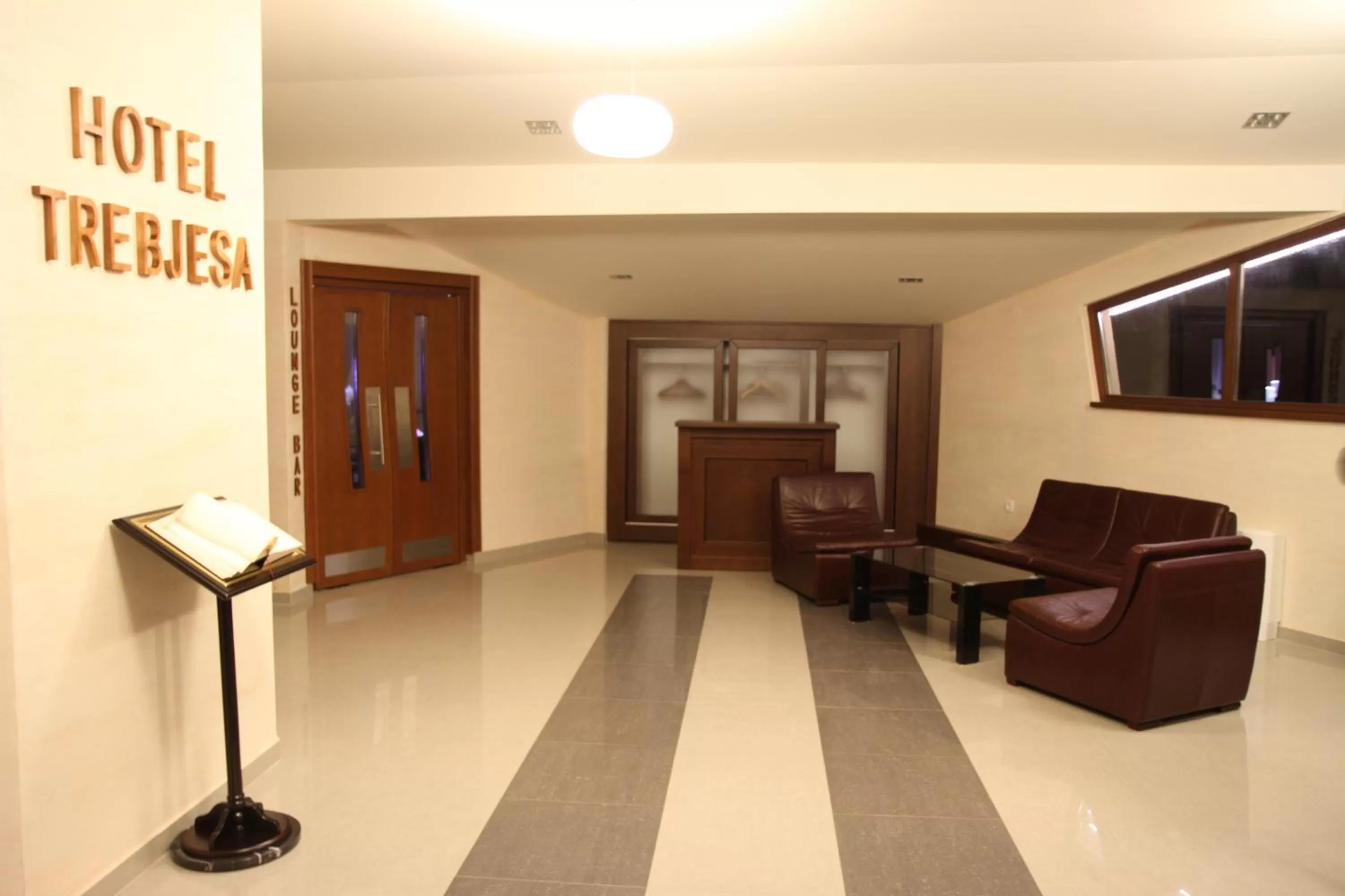 Lobby or reception in Hotel Trebjesa