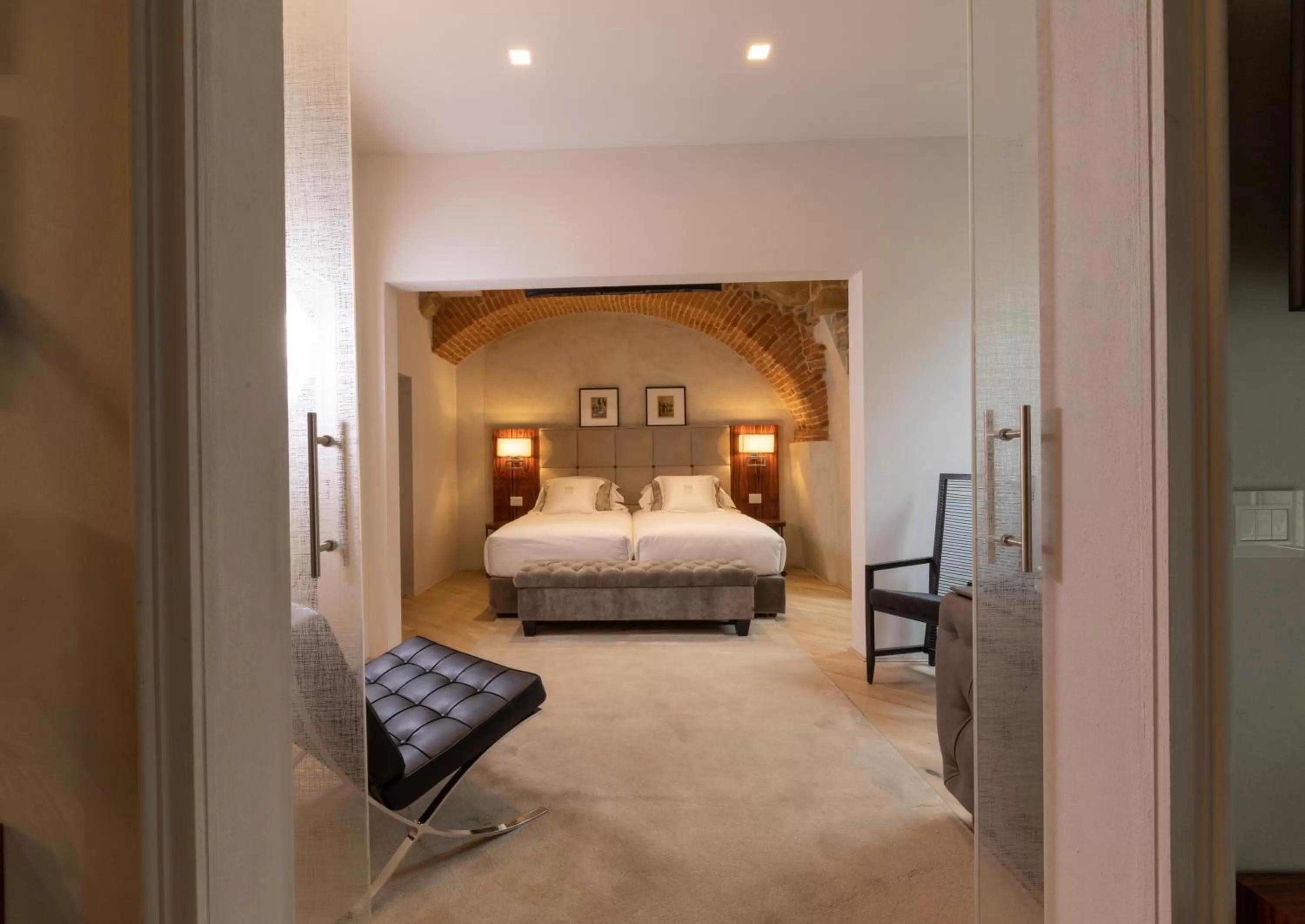 Bed in Donati Luxury Tower Suites