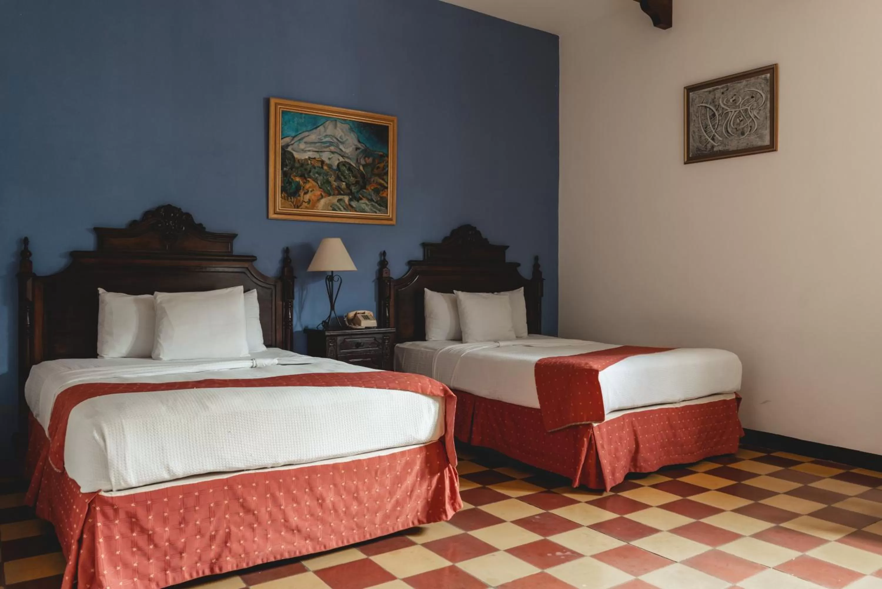 Bed in Hotel & Restaurante La Gran Francia