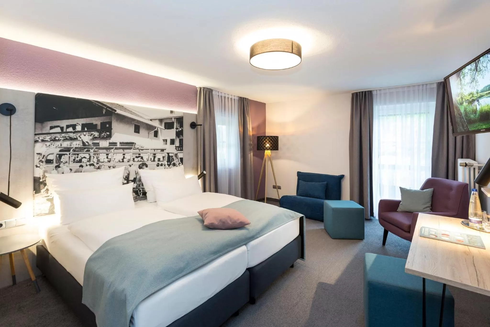 Photo of the whole room, Bed in Hotel Hörterer Der Hammerwirt