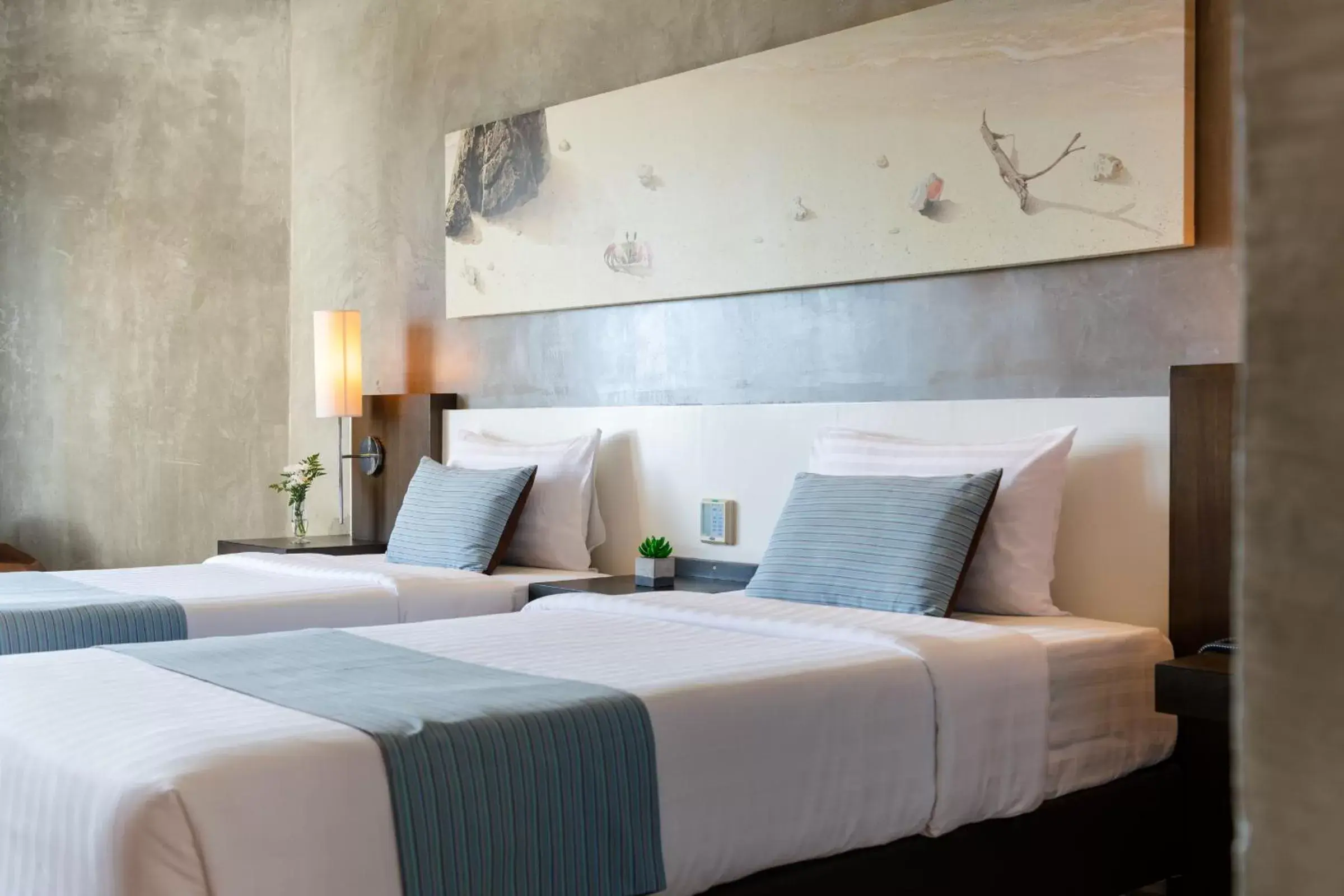 Bed in Sala at Hua Hin Serviced Apartment & Hotel