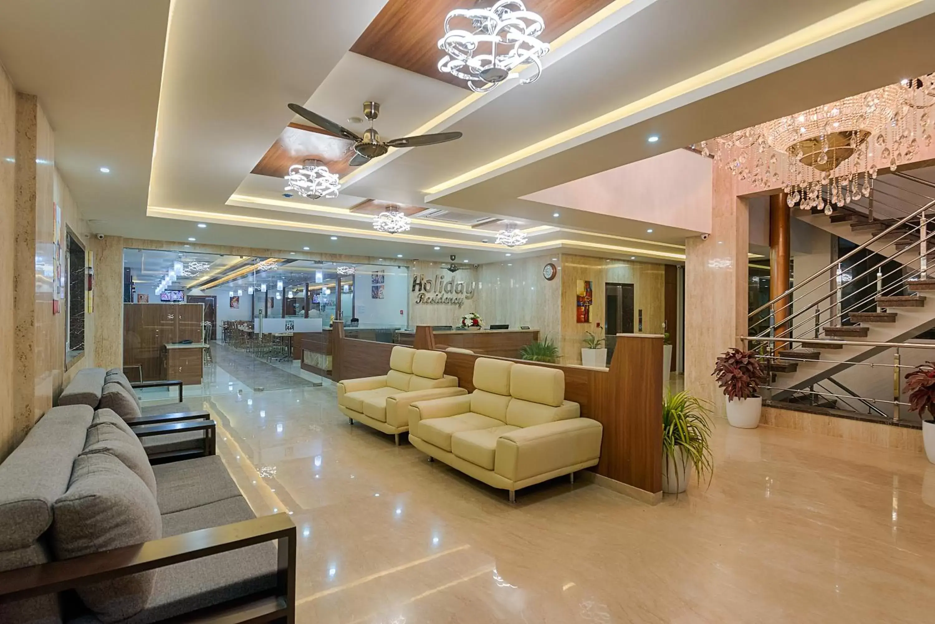 Living room, Lobby/Reception in Holiday Residency Coimbatore