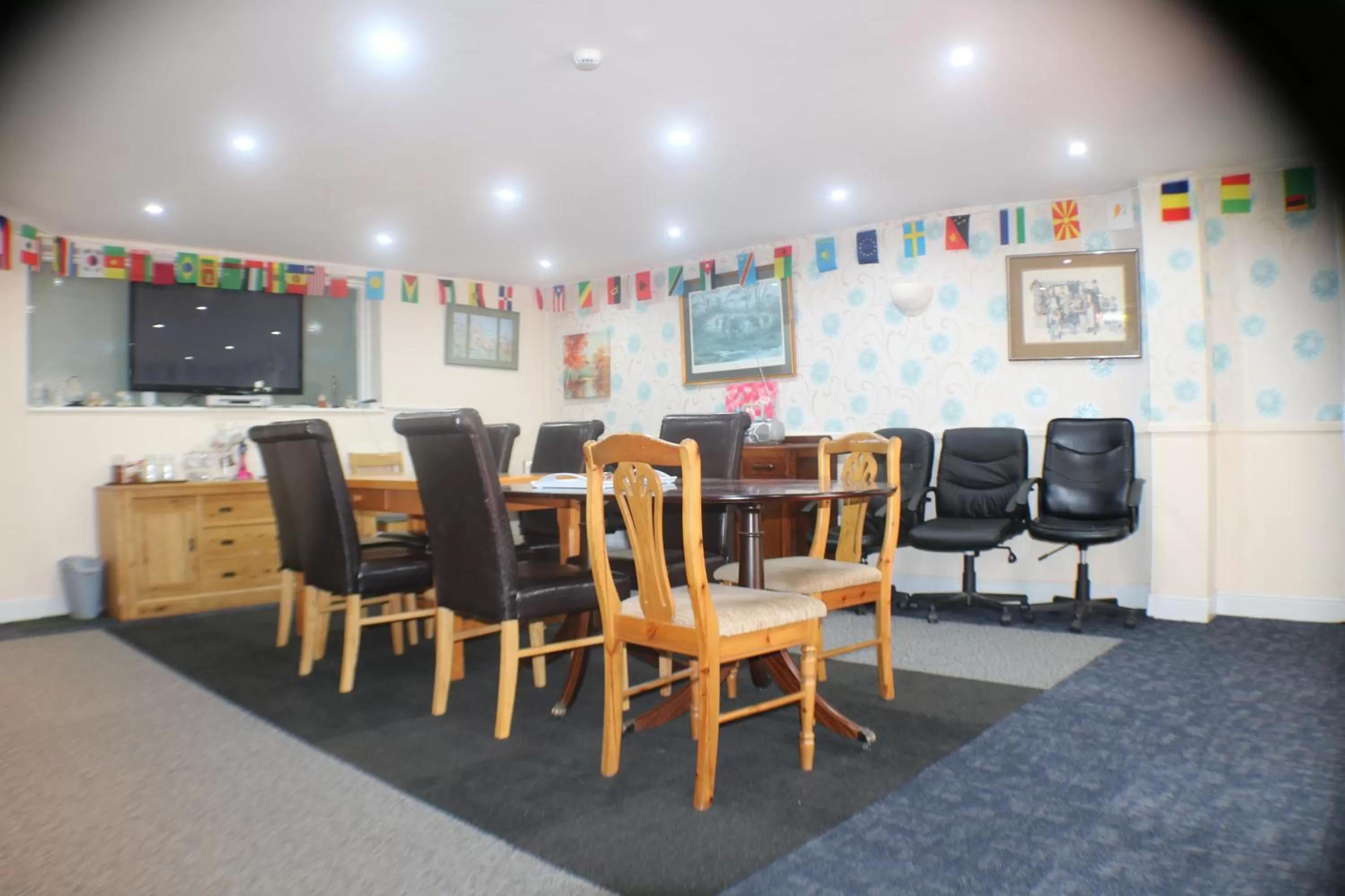 Living room in Lennard House