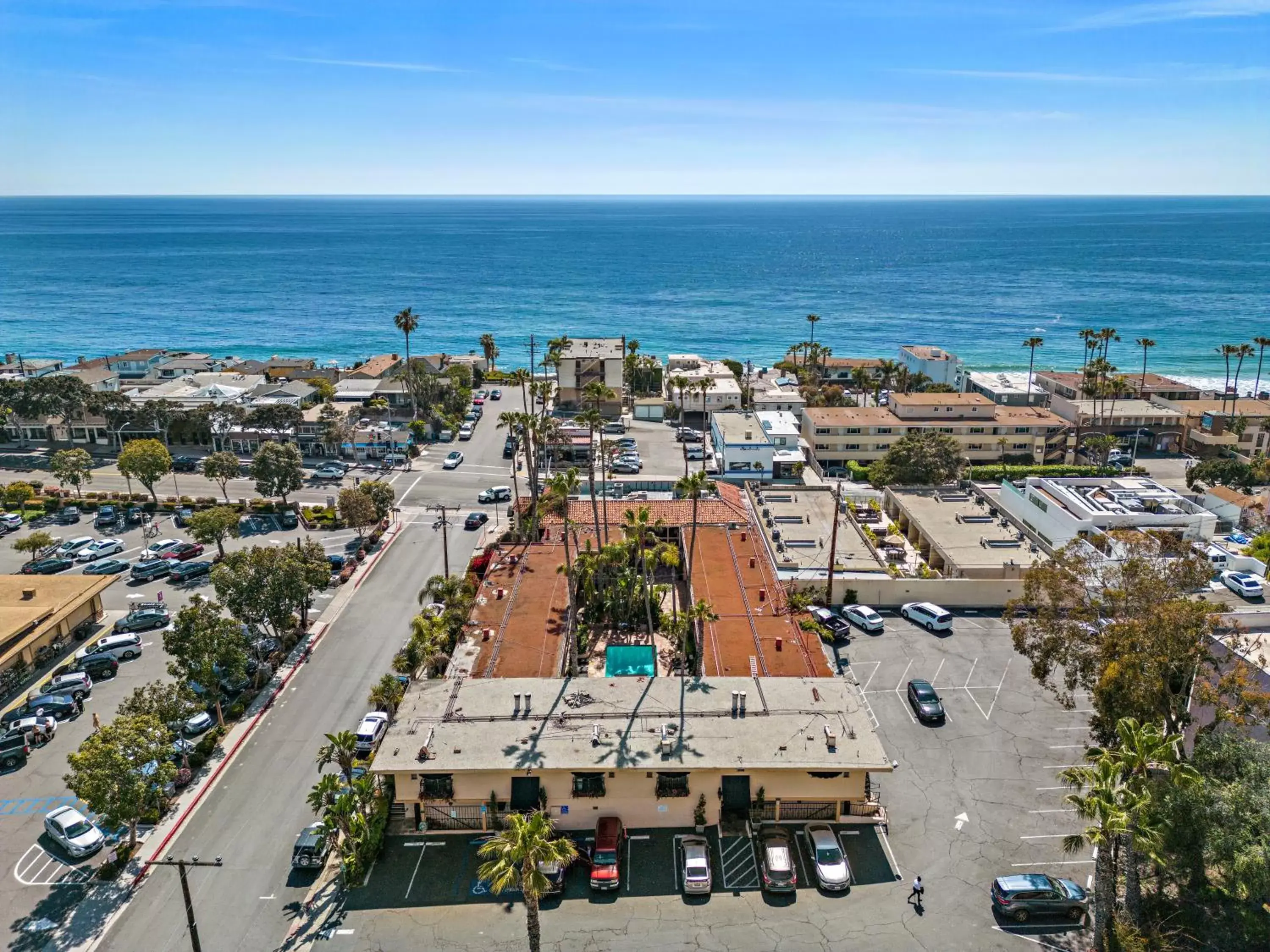 Property building, Bird's-eye View in 14 West Hotel Laguna Beach