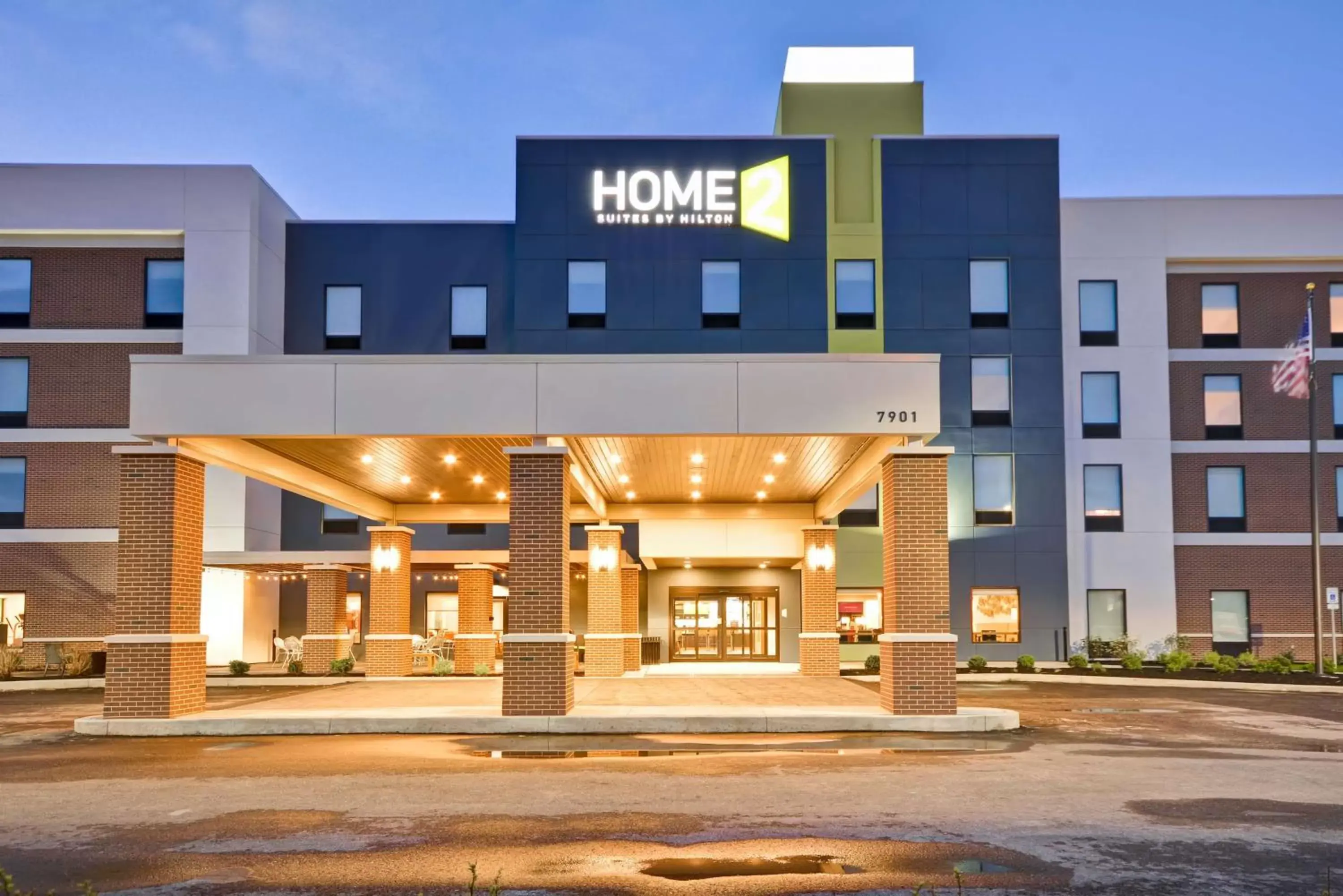 Property building in Home2 Suites By Hilton Evansville Property building in Home2 Suites By Hilton Evansville