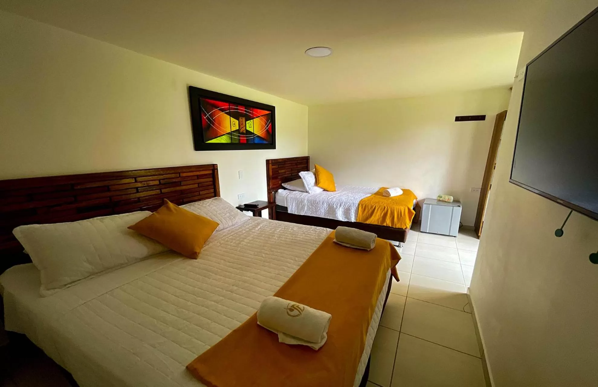 Bed in La Victoria Hotel Campestre