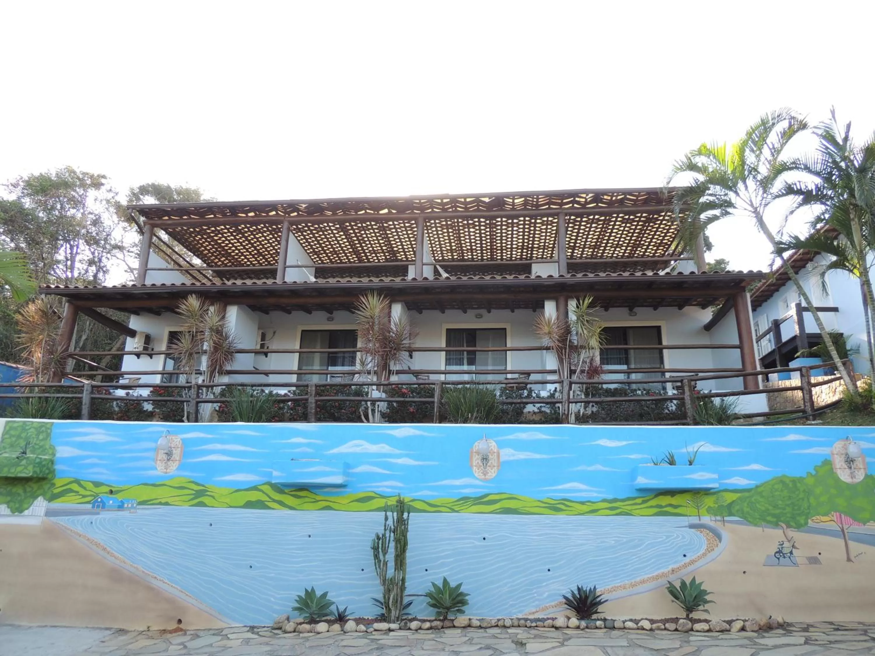 Facade/entrance in Pousada Akaroa