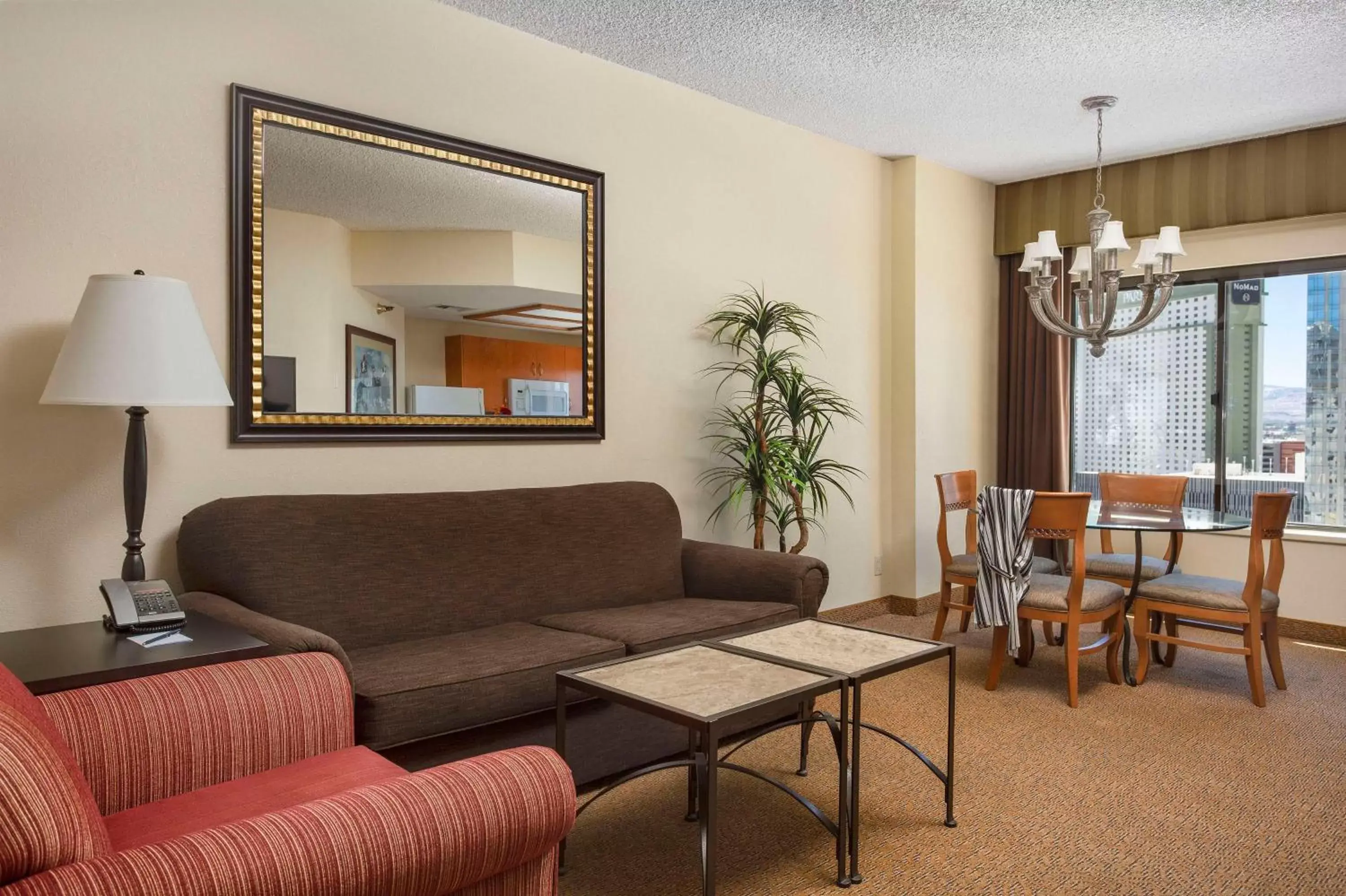 Living room, Seating Area in Hilton Vacation Club Polo Towers Las Vegas