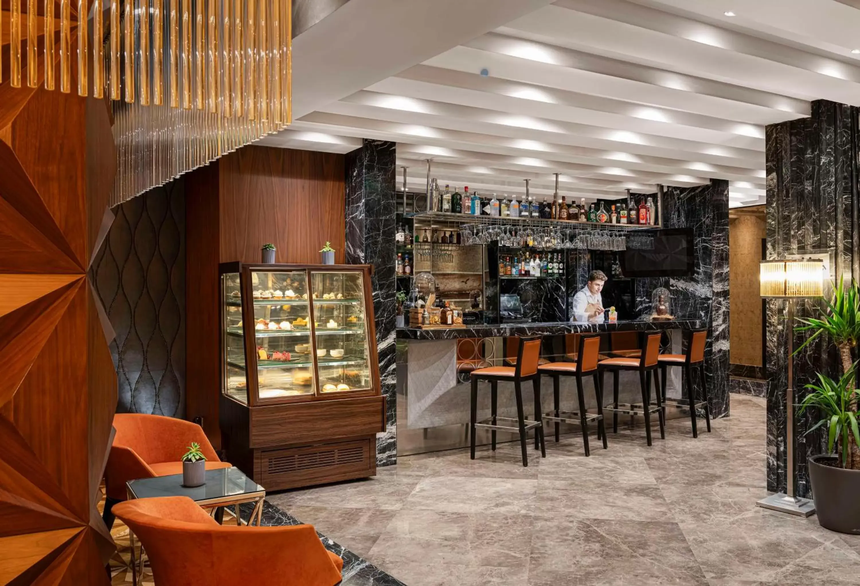 Lounge or bar, Restaurant/Places to Eat in Radisson Blu Hotel Istanbul Pera