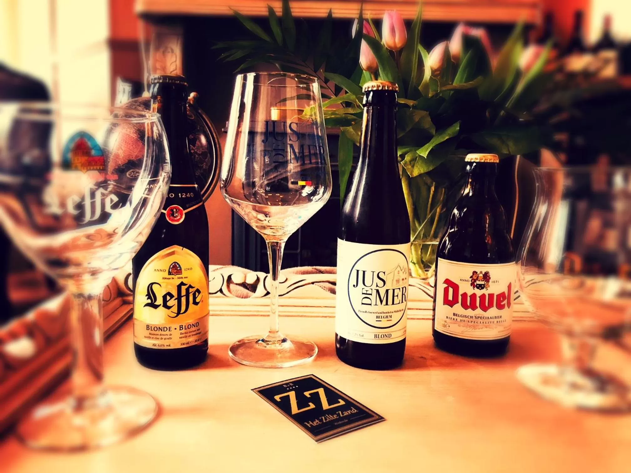 Lounge or bar, Drinks in Bed & Breakfast Het Zilte Zand - Westende - Middelkerke - De Kust