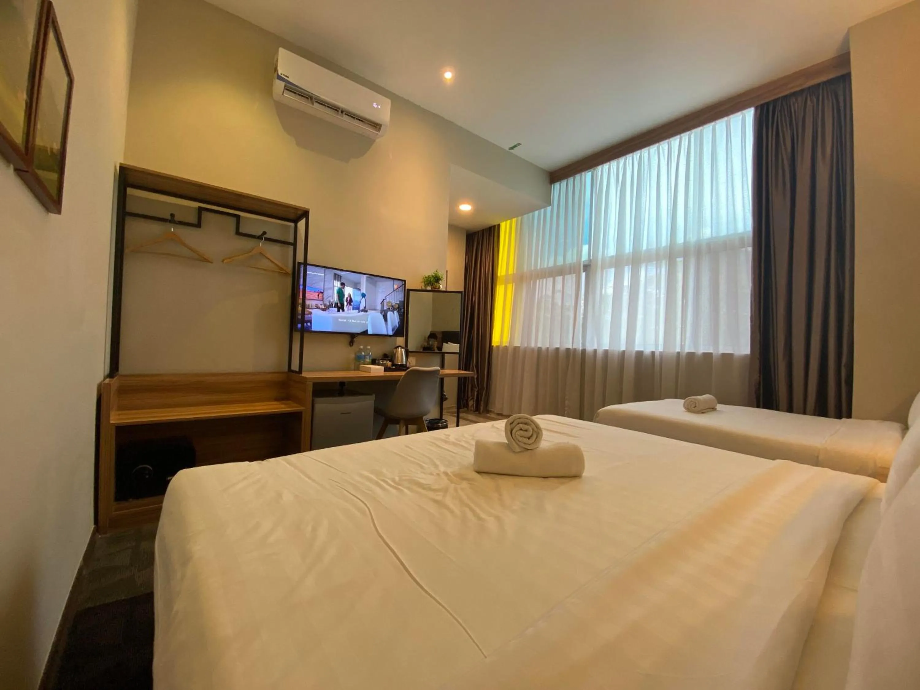 Bed in Prestigo Hotel - Johor Bharu