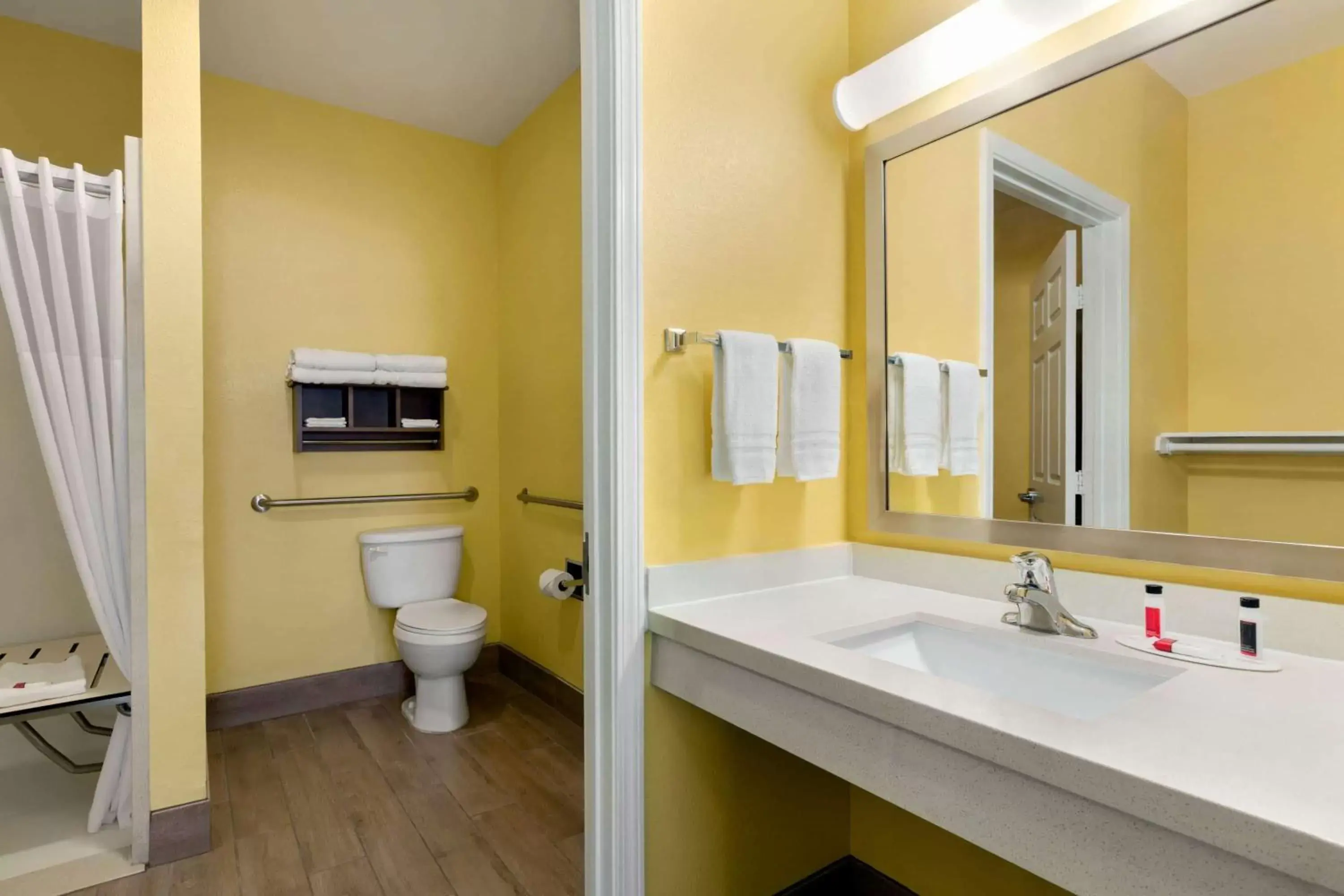 Bathroom in Days Inn by Wyndham Port Aransas TX