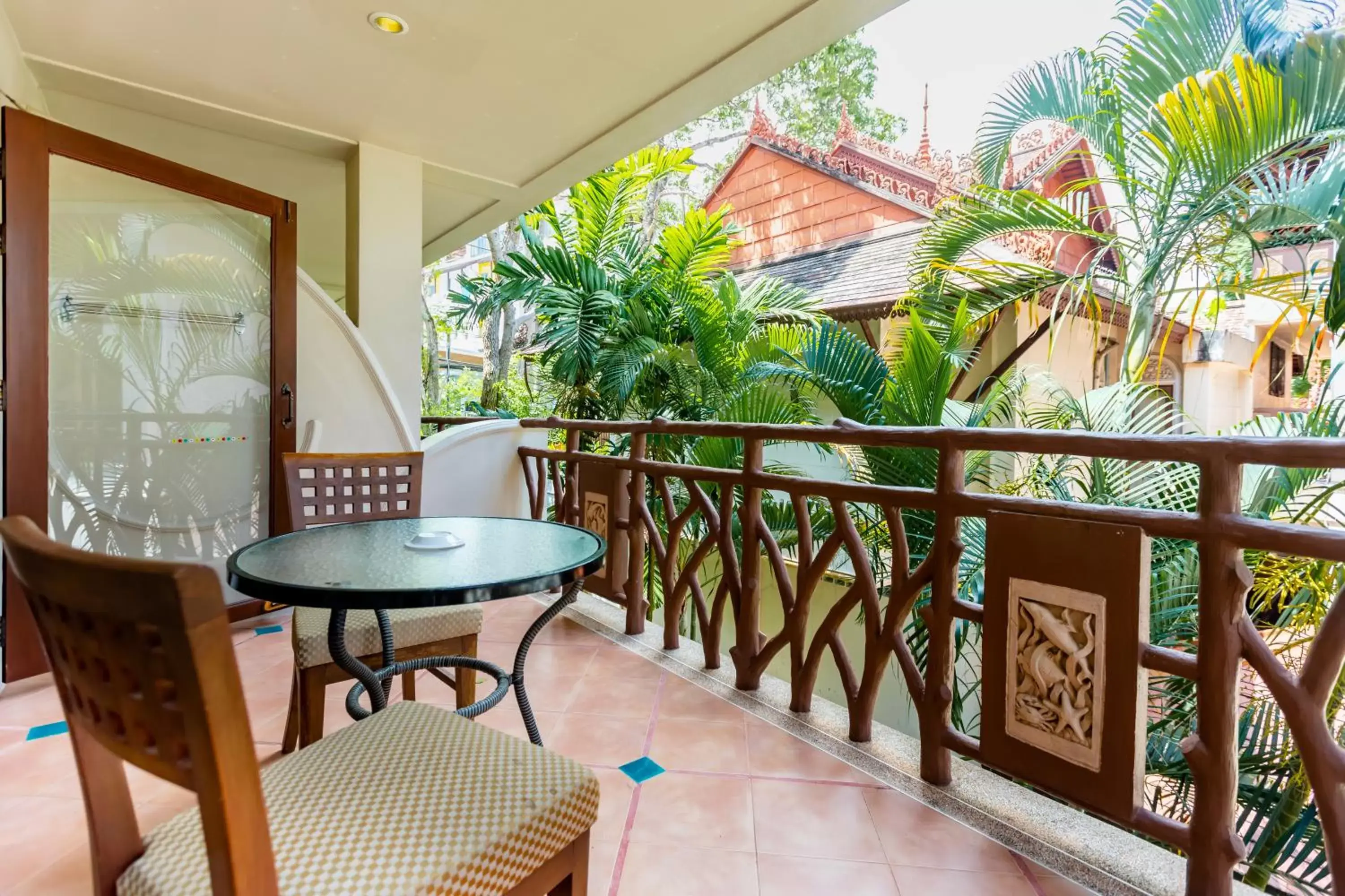 View (from property/room), Balcony/Terrace in Ao Nang Bay Resort