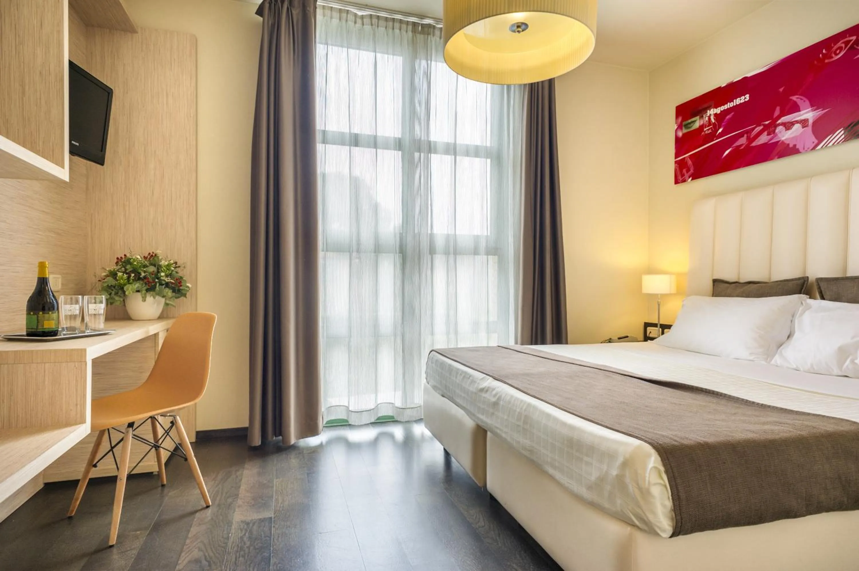 Bed in Hotel San Marco