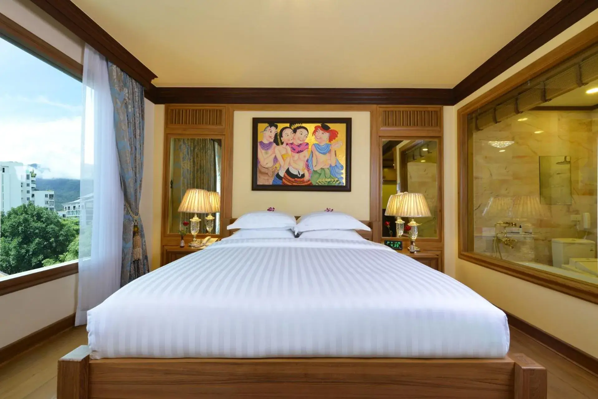 Photo of the whole room, Bed in Peak Nimman Prestige Hotel