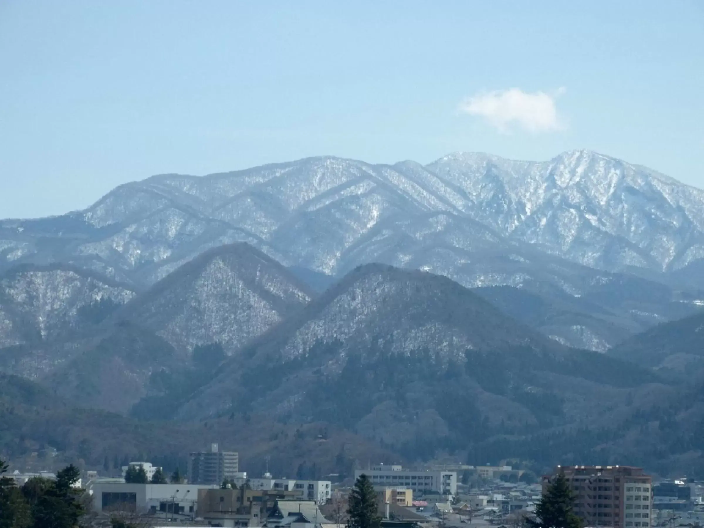 View (from property/room), Mountain View in APA Hotel Yamagata Ekimae Odori