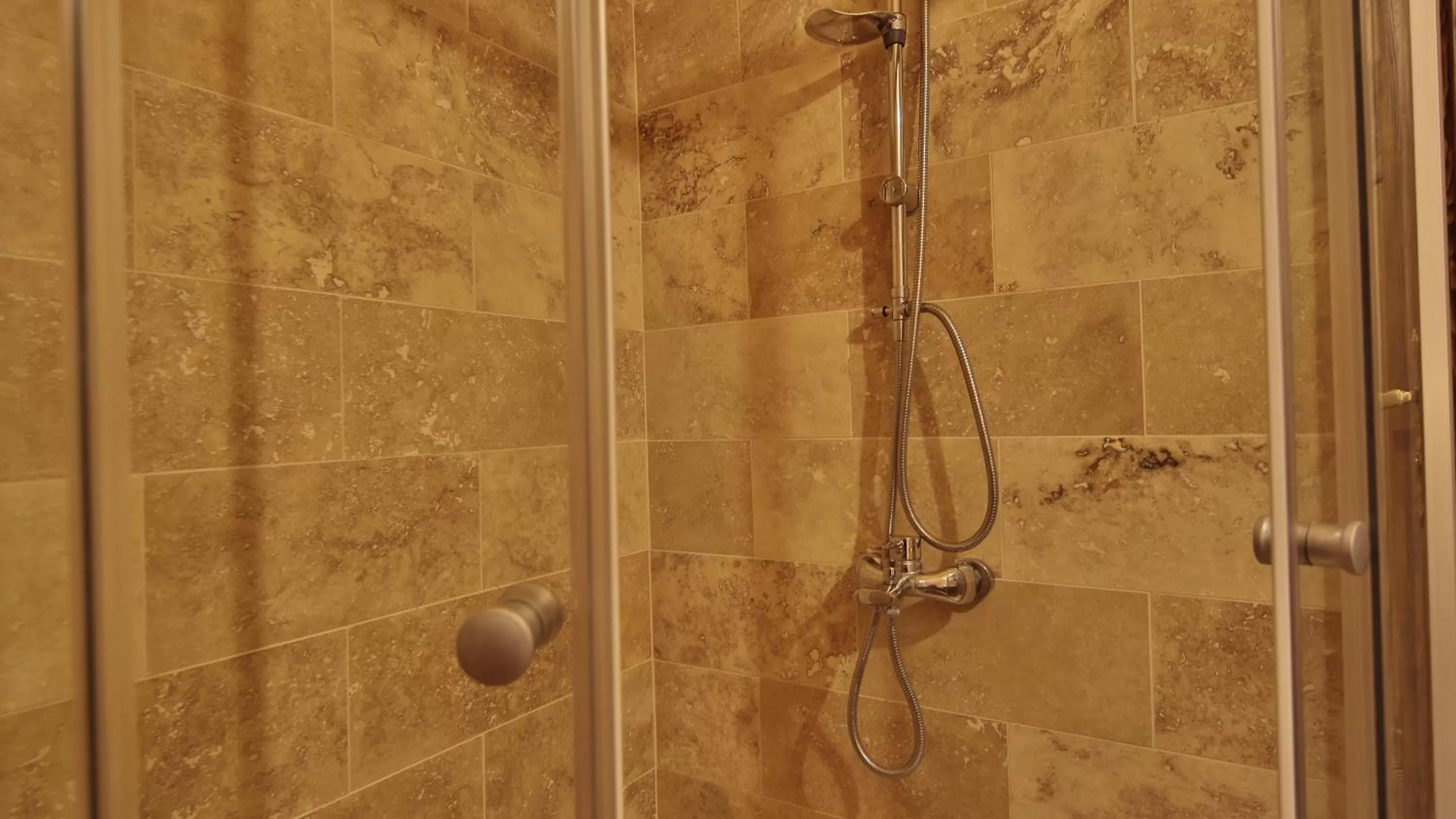 Shower in Cappadocia Cave Land Hotel