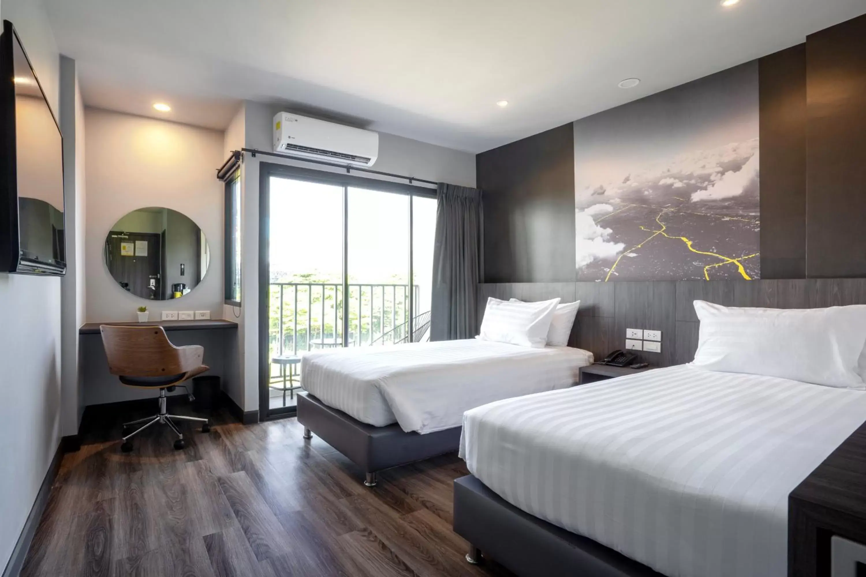 Balcony/Terrace in Sleep Mai Chiang Mai Airport Lifestyle Hotel - SHA Plus