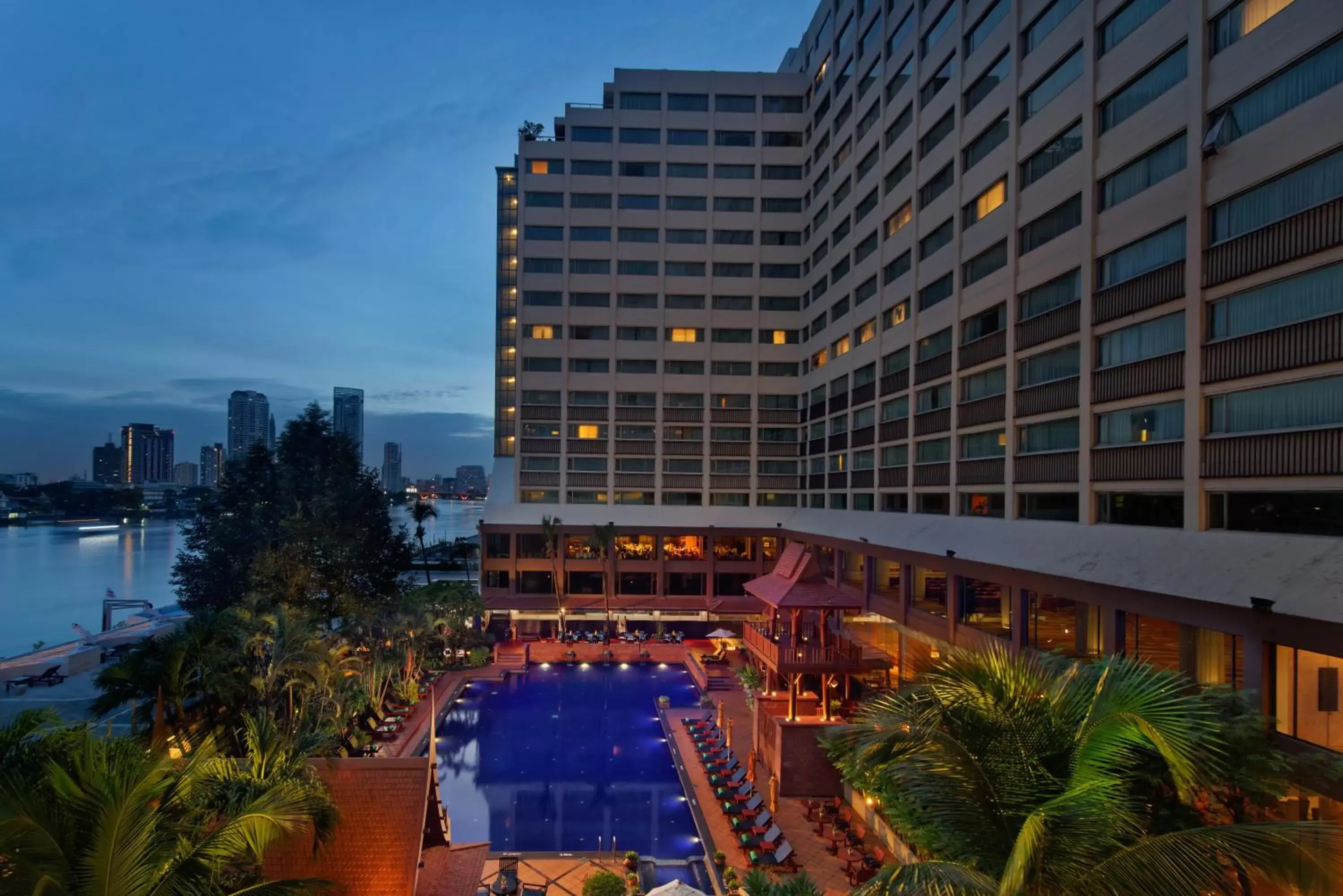 River view, Pool View in Ramada Plaza by Wyndham Bangkok Menam Riverside