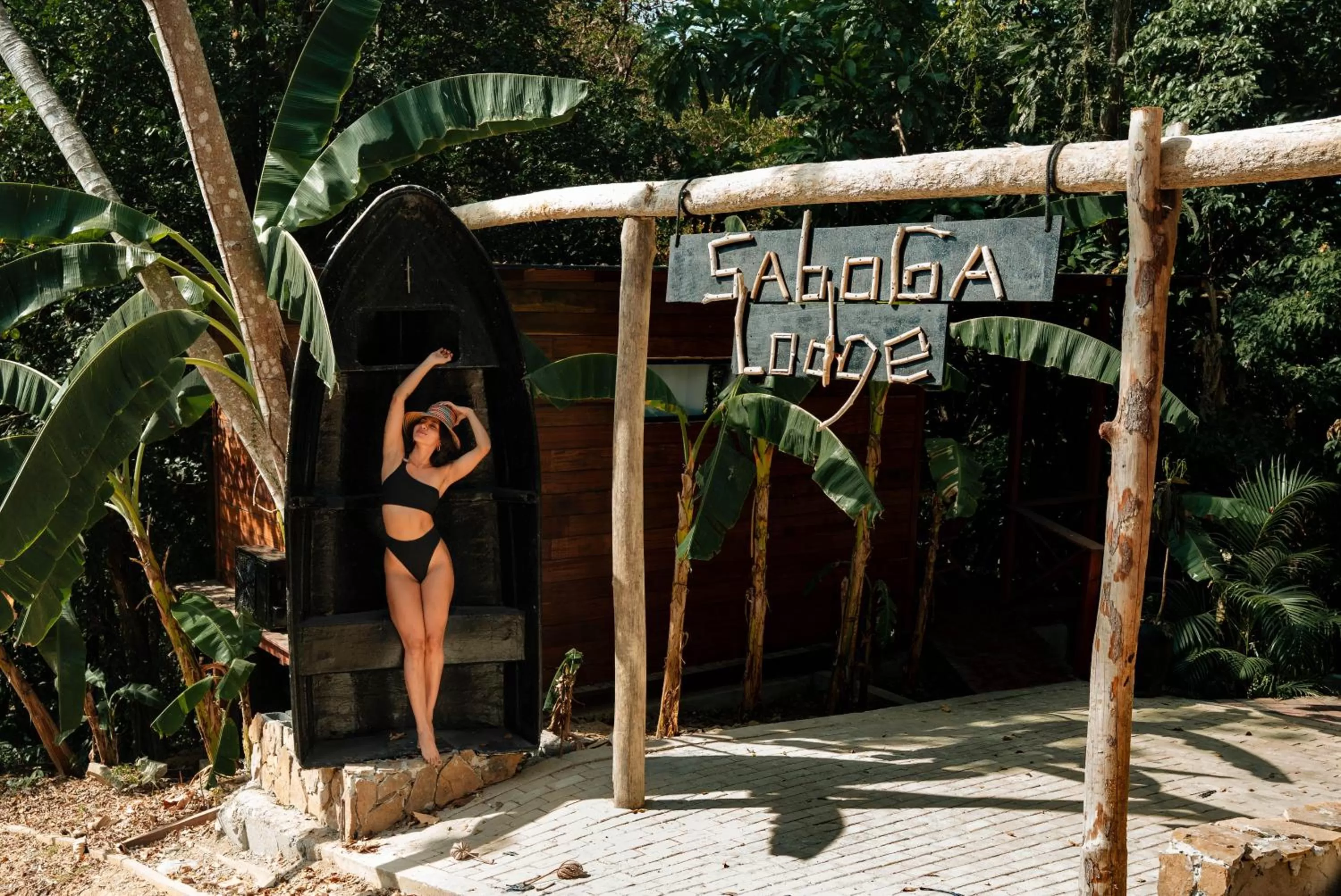 Facade/entrance in Saboga Lodge