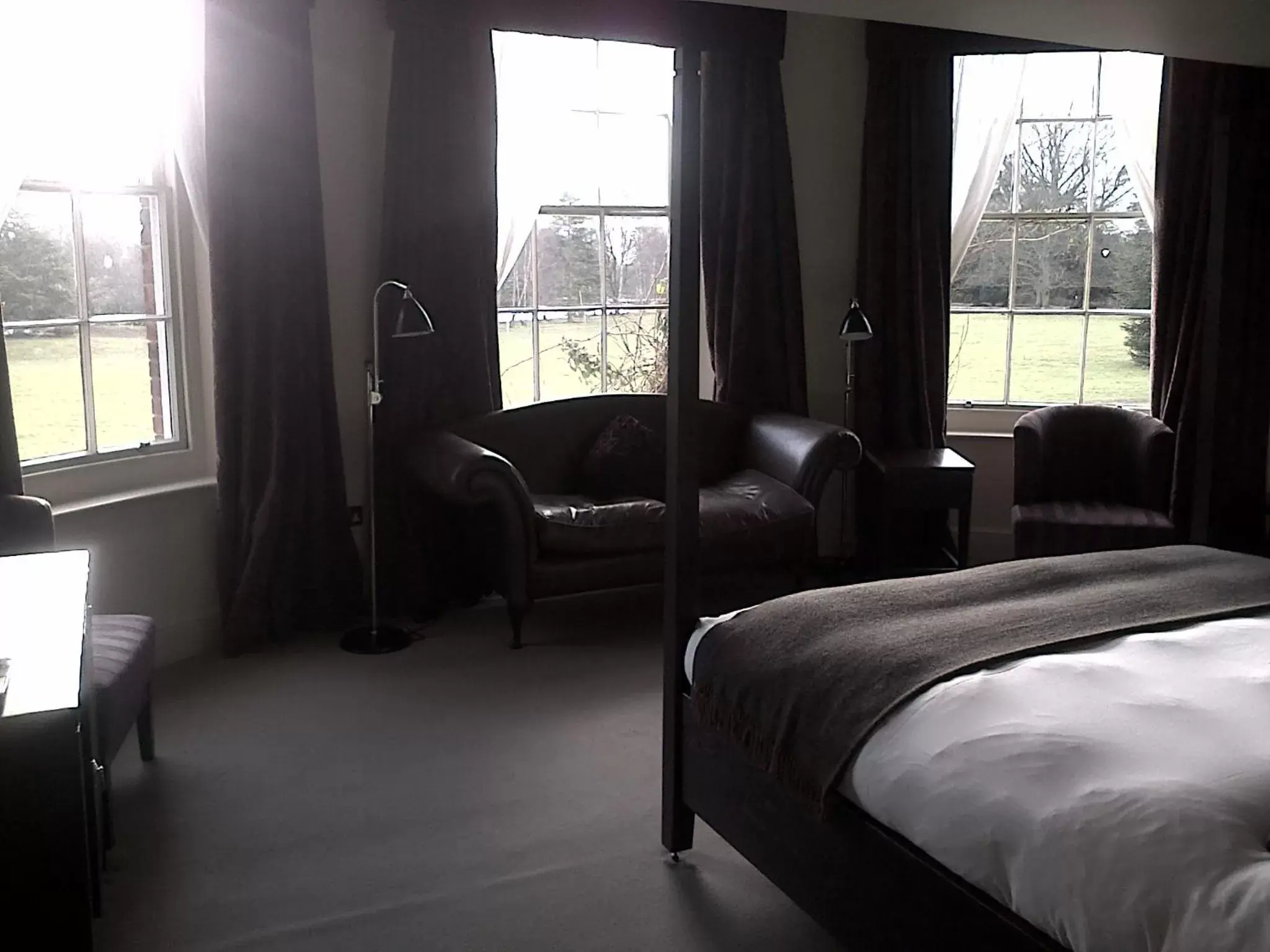 Bedroom, Seating Area in Stoke Place- Part of the Cairn Collection