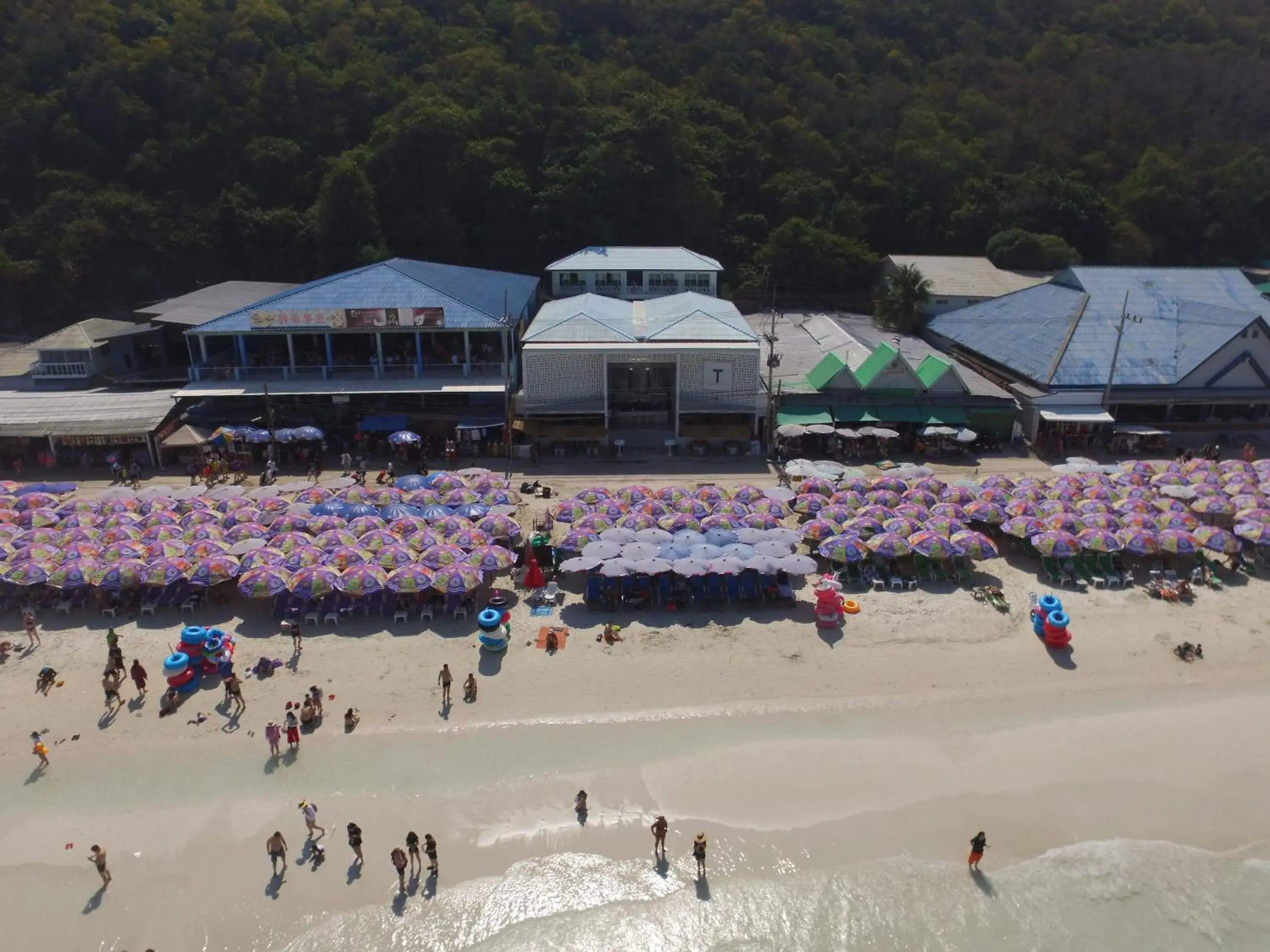 Bird's-eye View in Tawaen Beach Resort