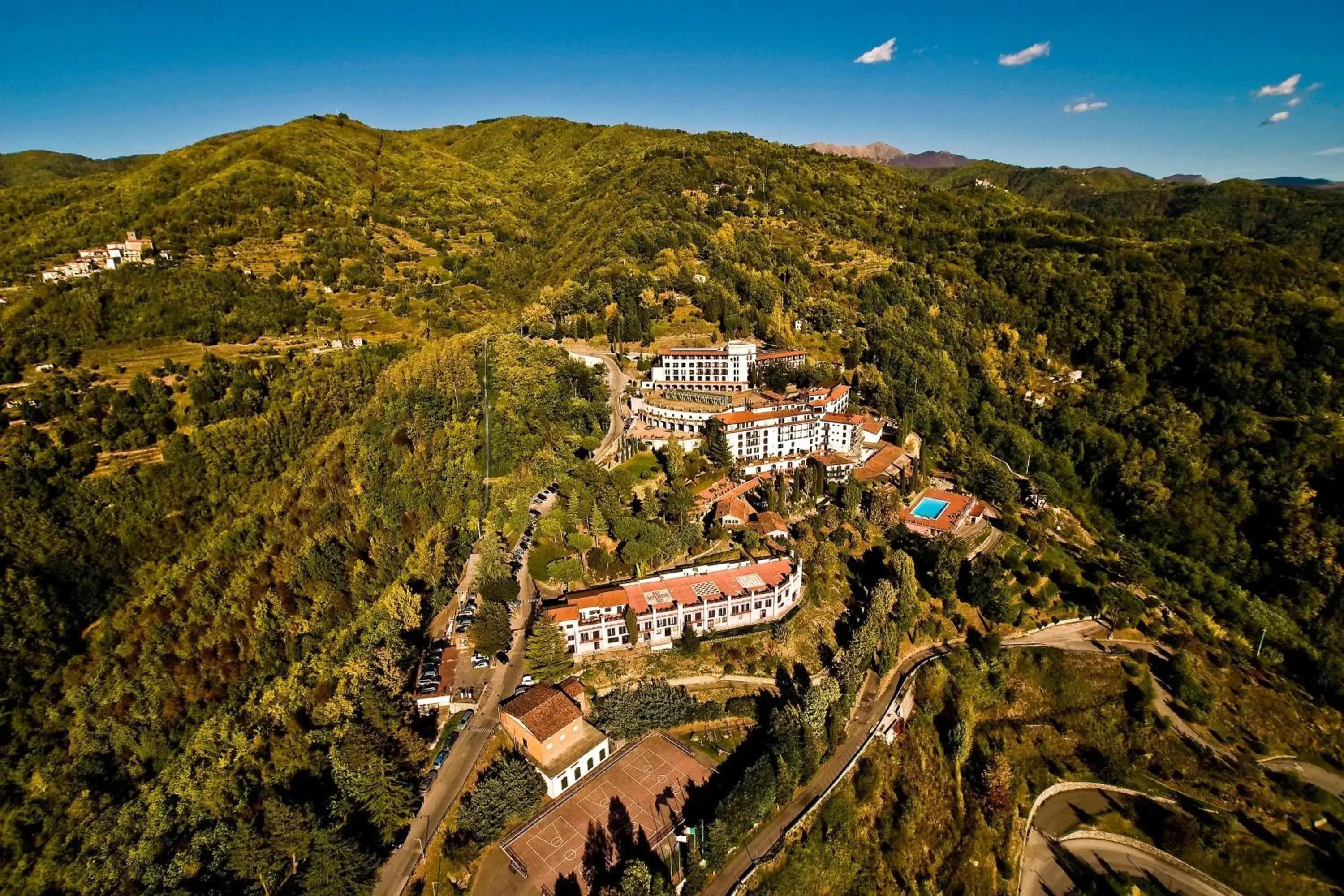 Property building, Bird's-eye View in Renaissance Tuscany Il Ciocco Resort & Spa