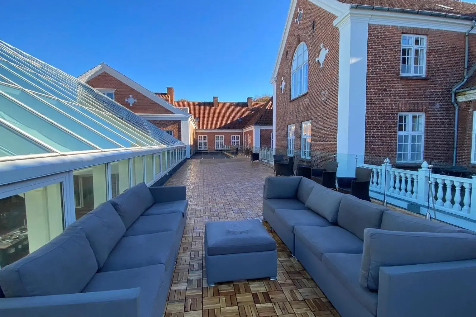 Patio in Milling Hotel Park