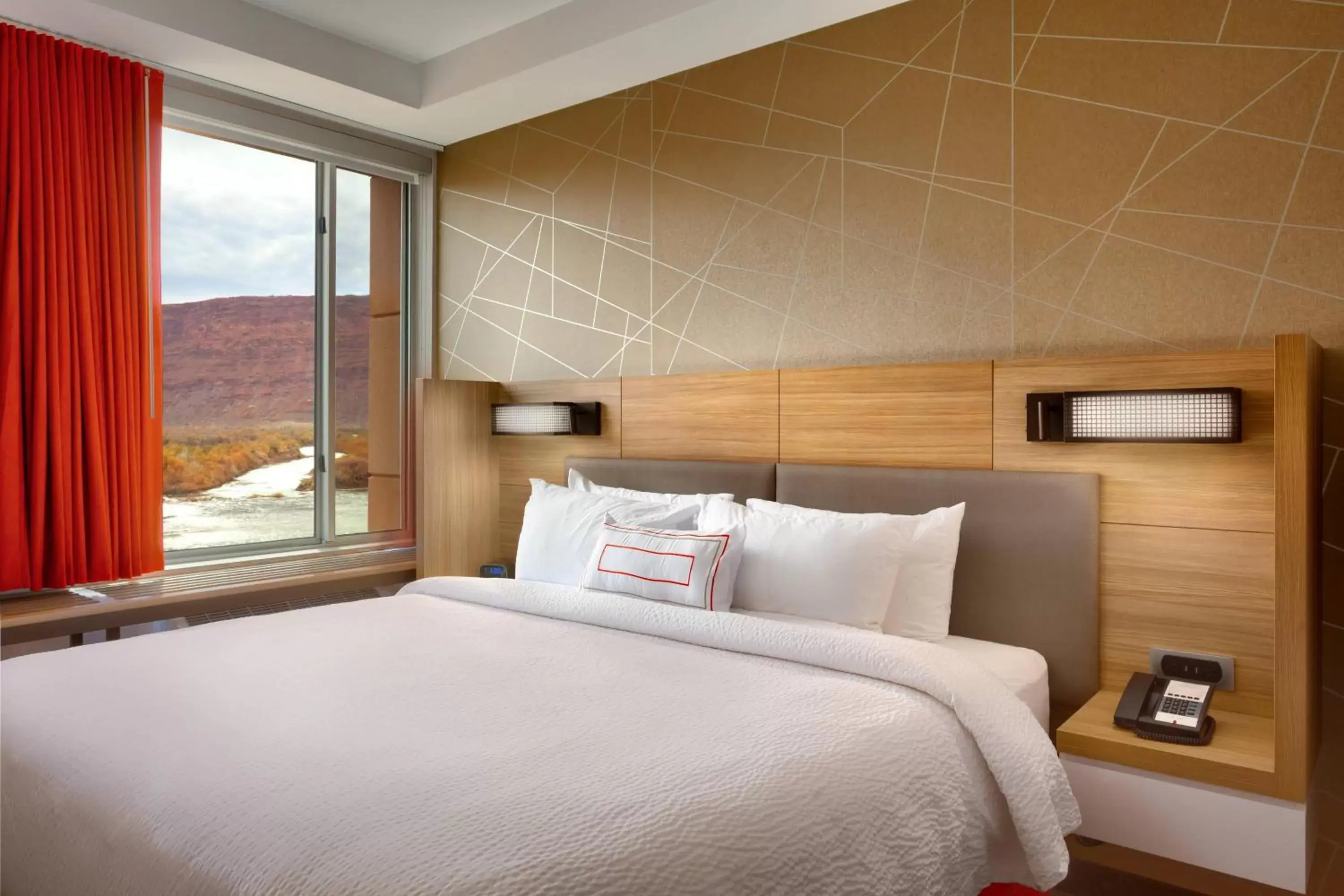 Bedroom, Bed in SpringHill Suites by Marriott Moab